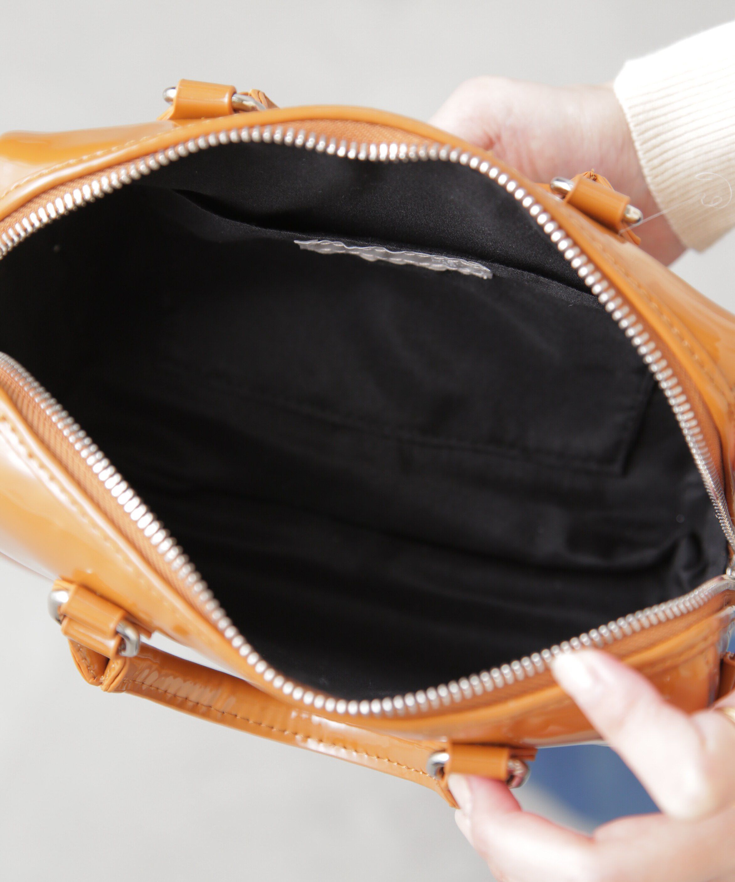  「エナメルミニボストンバッグ」|その他|