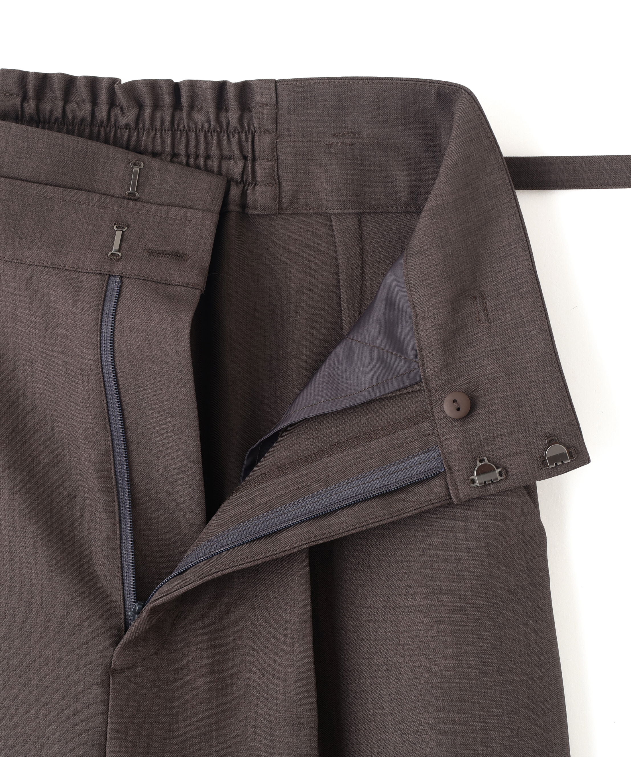  「細ベルト付きワイドパンツ」|その他|