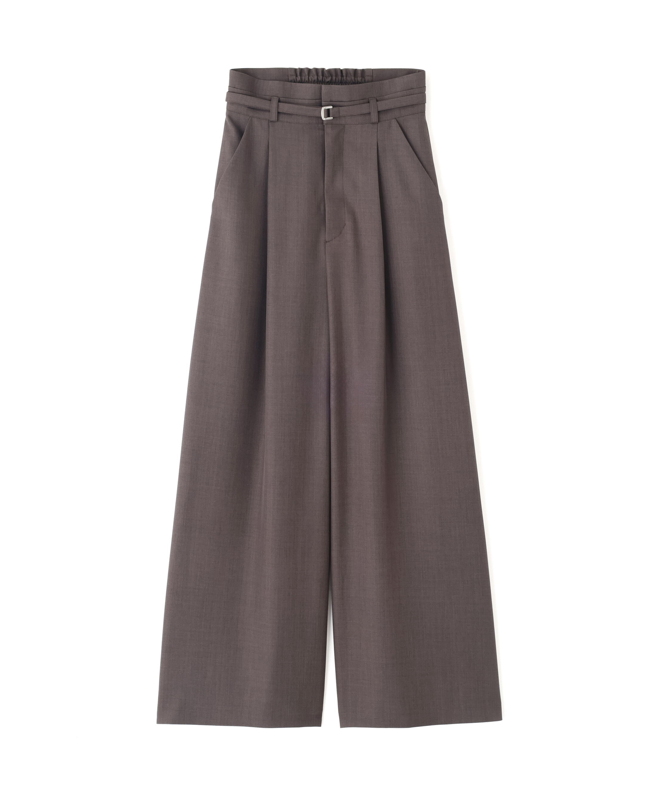  「細ベルト付きワイドパンツ」|その他|