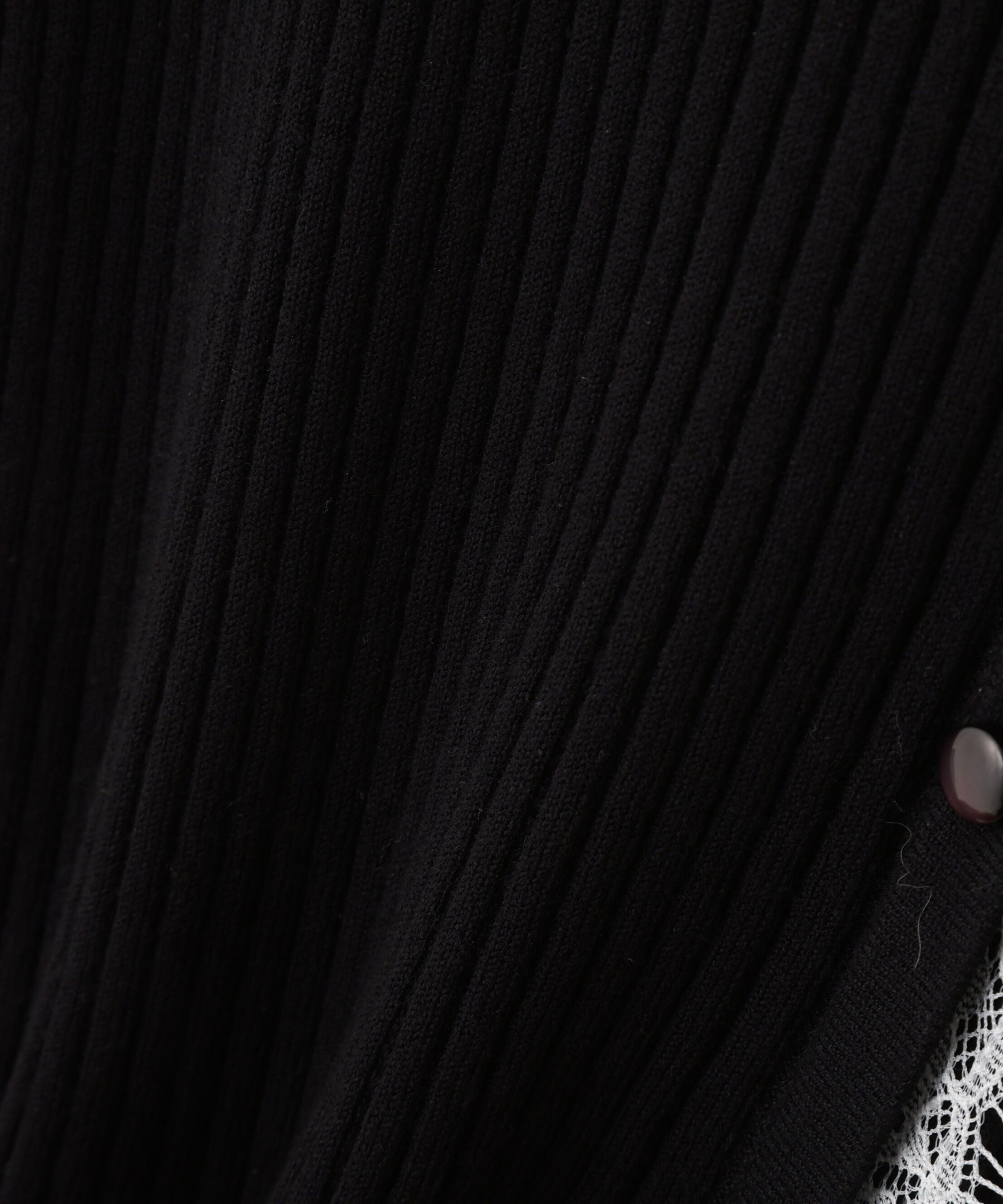  「レーストリミングリブニット」|ニット・セーター|