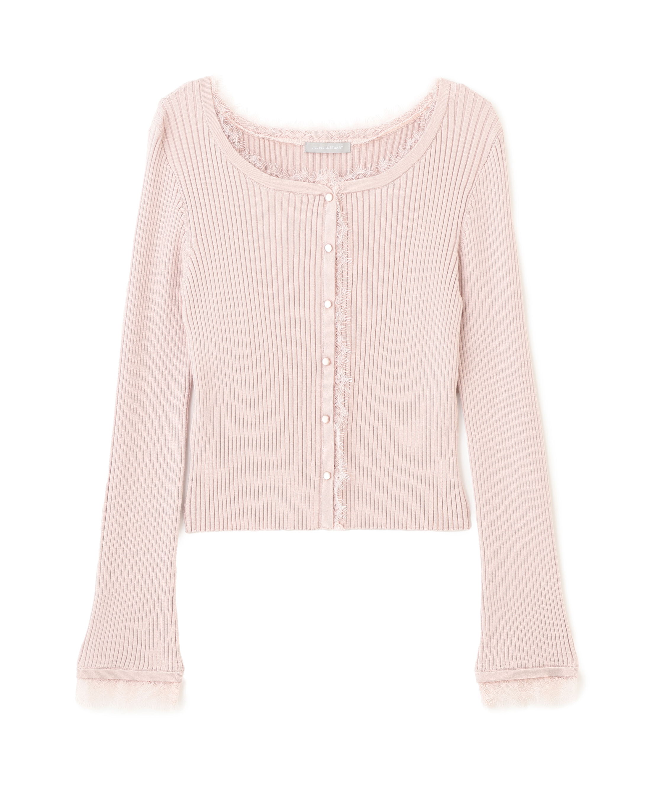  「レーストリミングリブニット」|ニット・セーター|