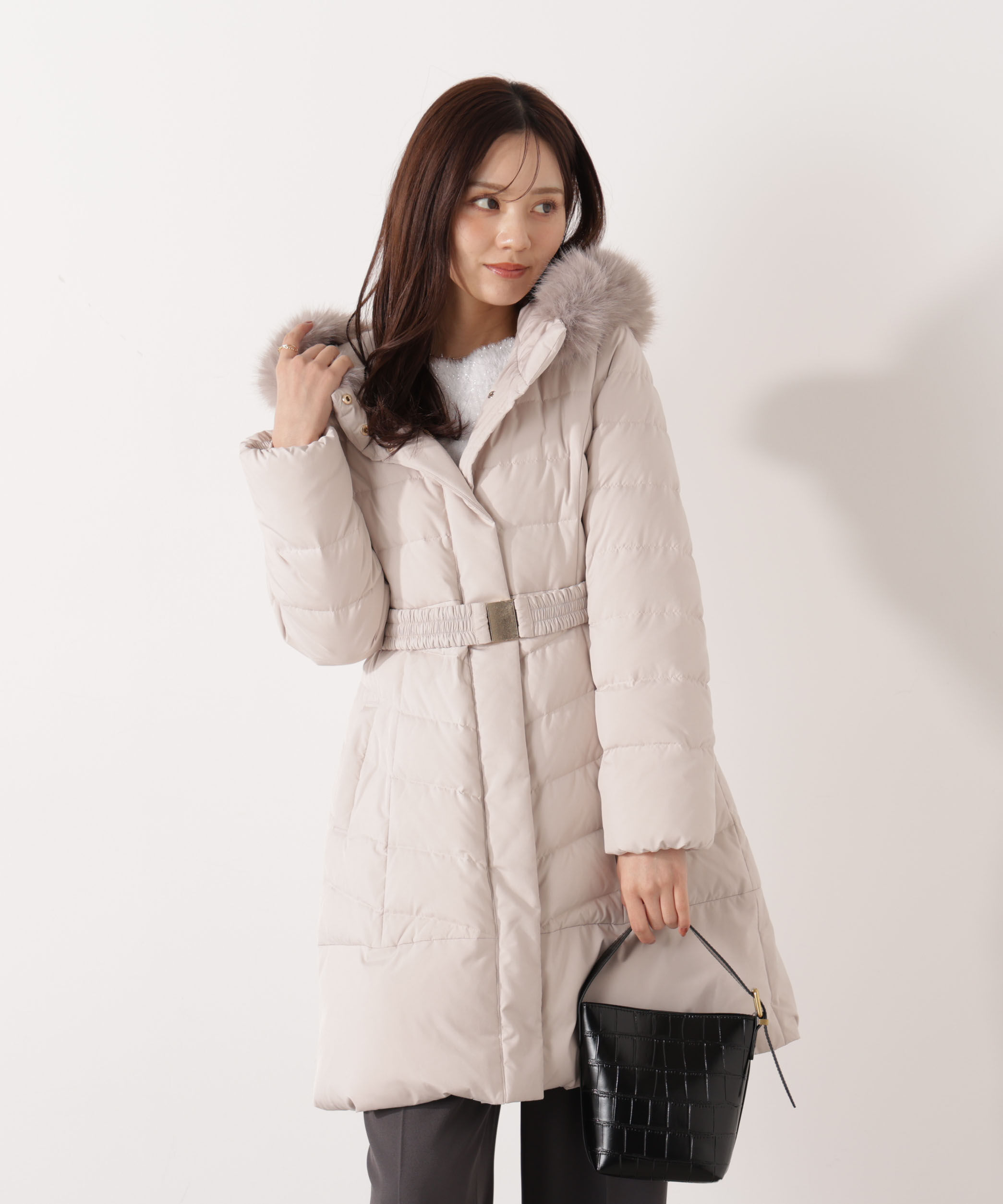 PROPORTION BODY DRESSING「ベルト付ダウン 25AW」|その他|