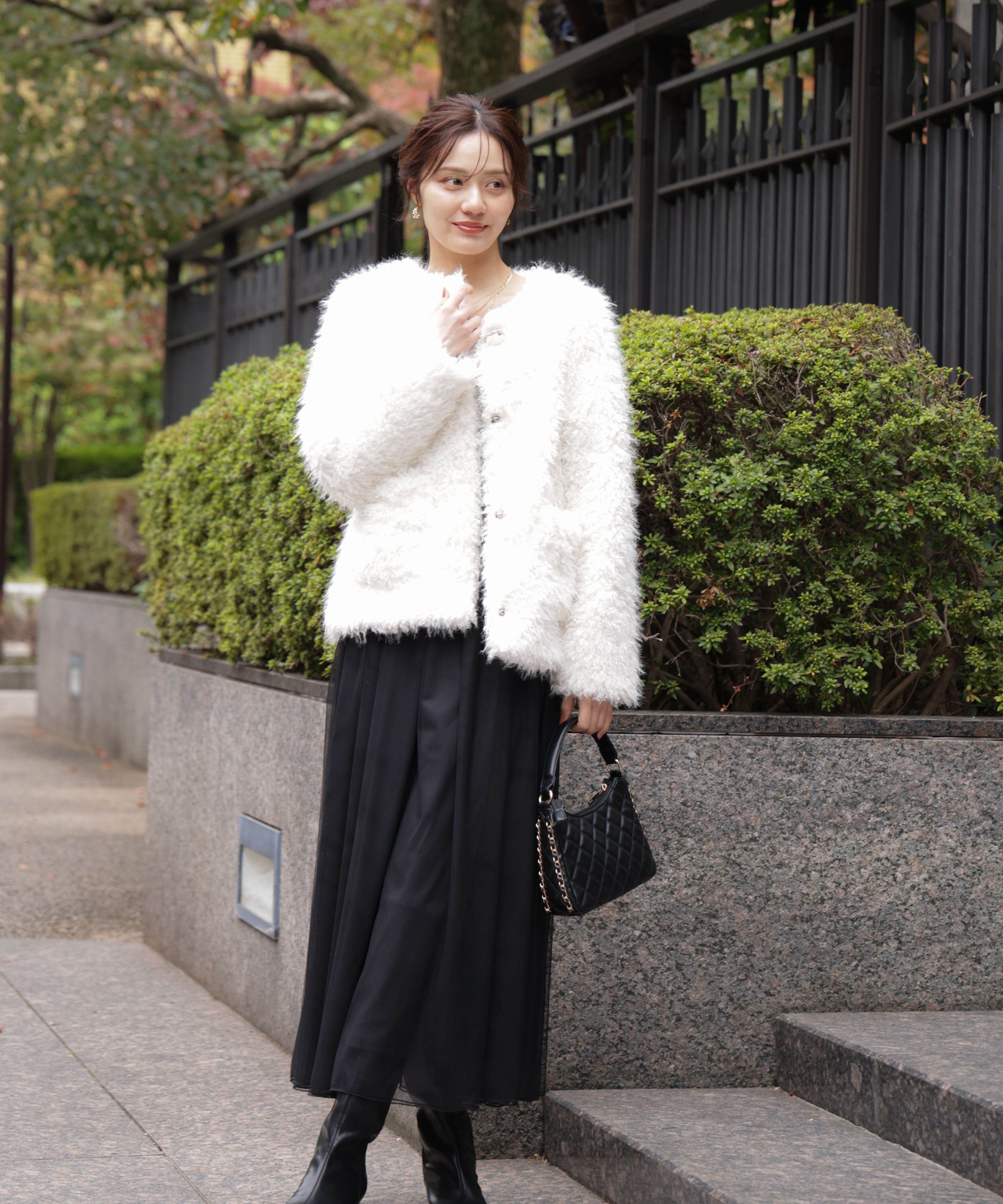 PROPORTION BODY DRESSING「ラムファー風ブルゾン 25AW」|ブルゾン・スタジャン|