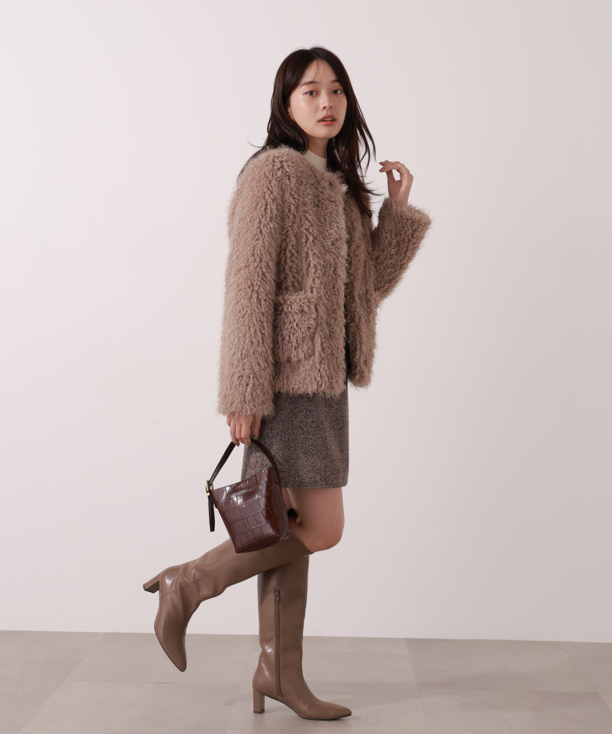 PROPORTION BODY DRESSING「ラムファー風ブルゾン 25AW」|ブルゾン・スタジャン|