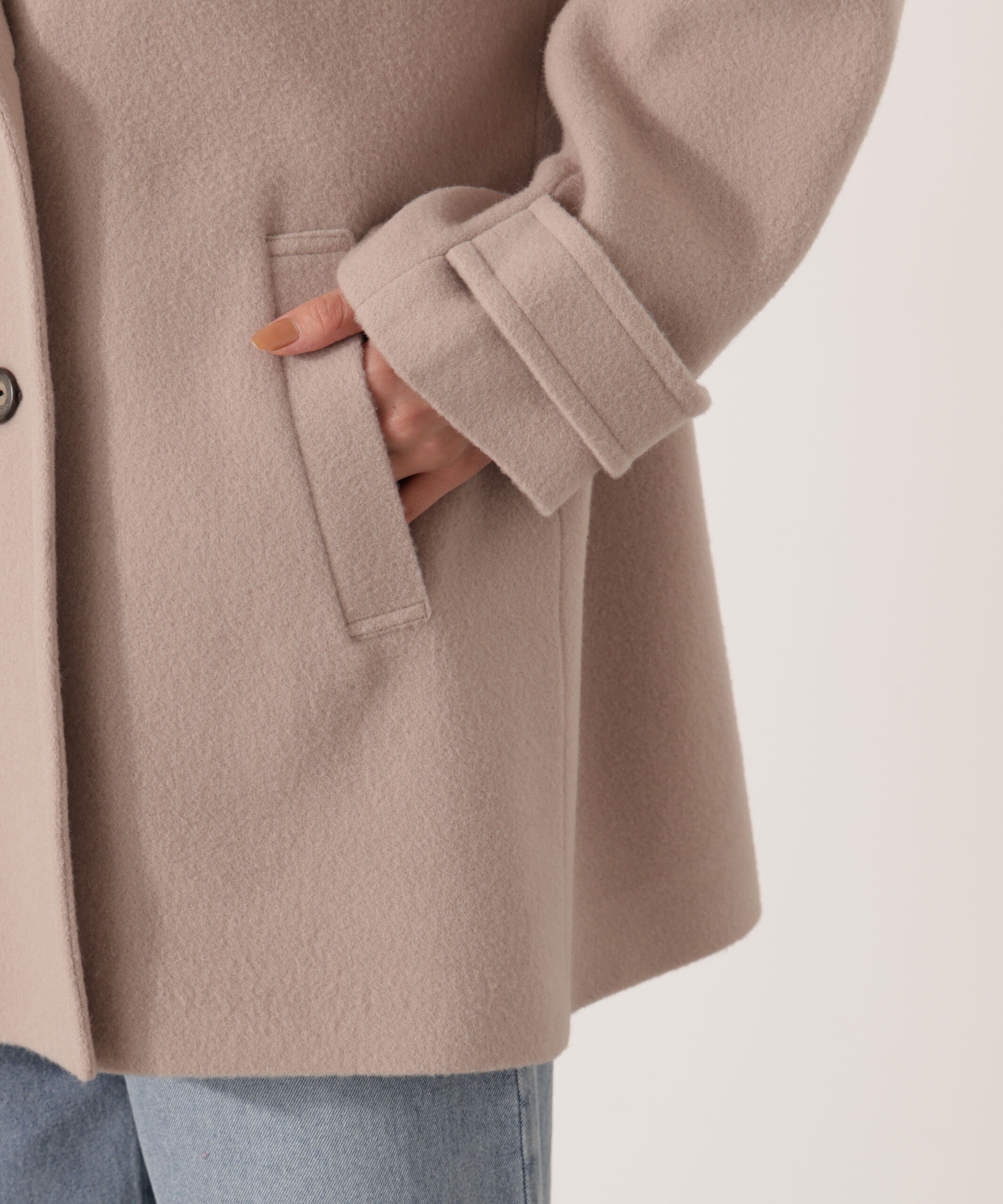 PROPORTION BODY DRESSING「2wayミドルコート 25AW」|ブルゾン・スタジャン|