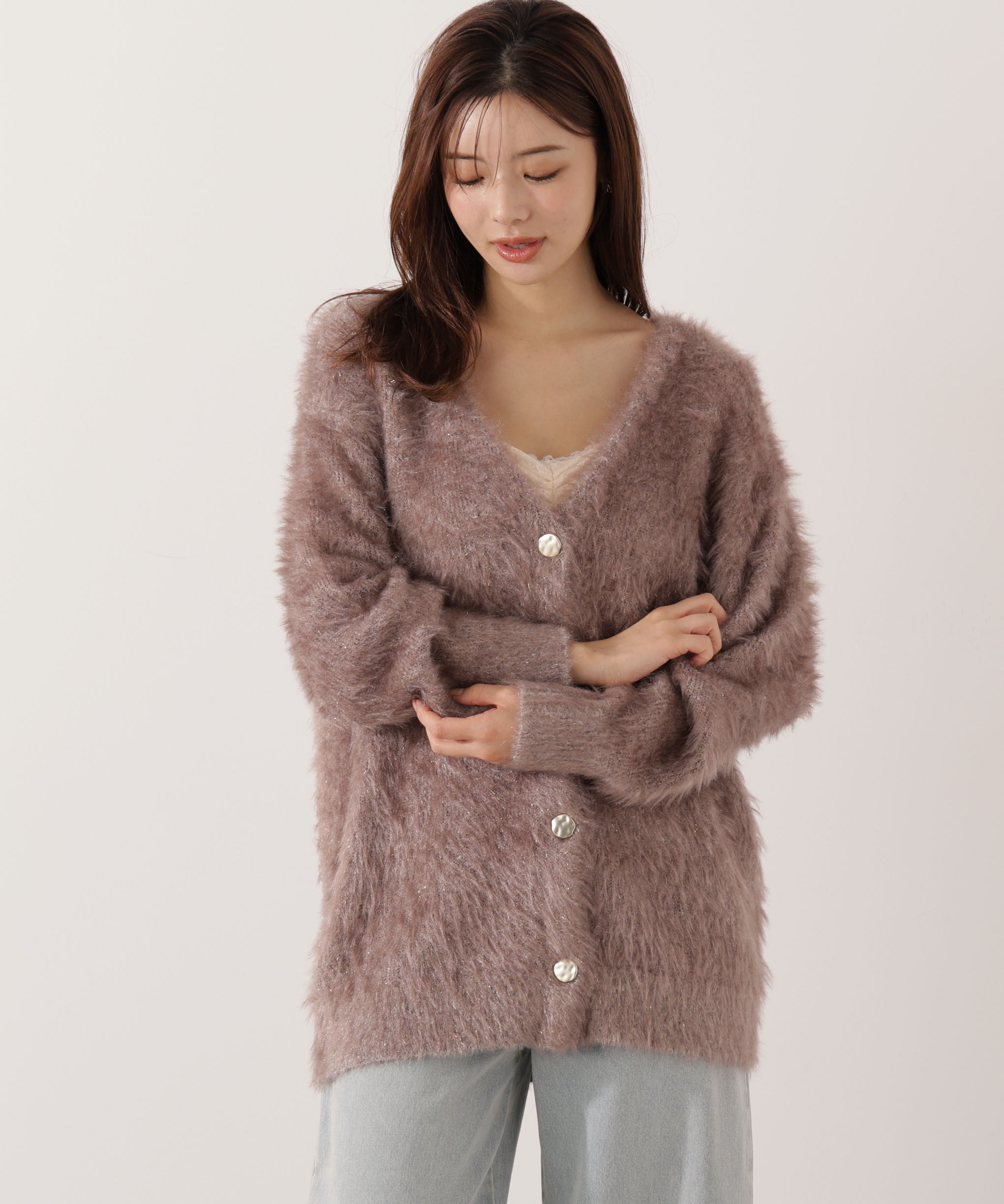 PROPORTION BODY DRESSING「キャットBIGカーディガン 25AW」|カーディガン|