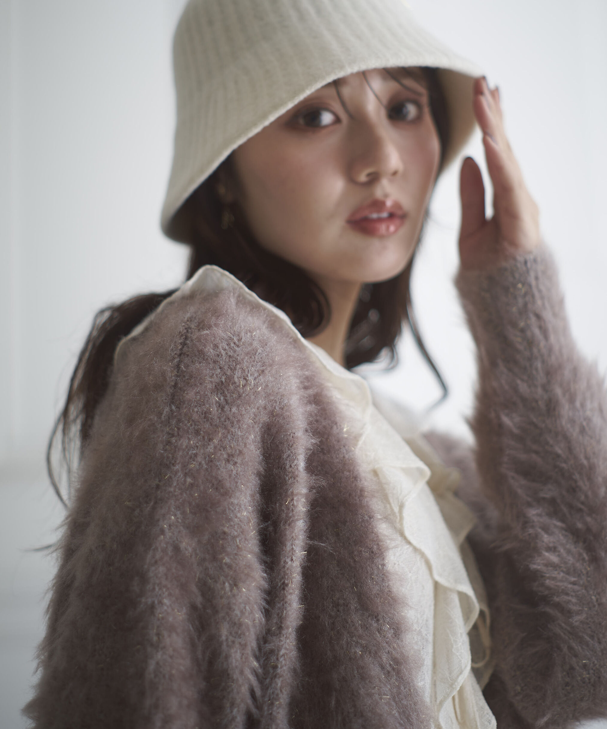 PROPORTION BODY DRESSING「キャットBIGカーディガン 25AW」|カーディガン|