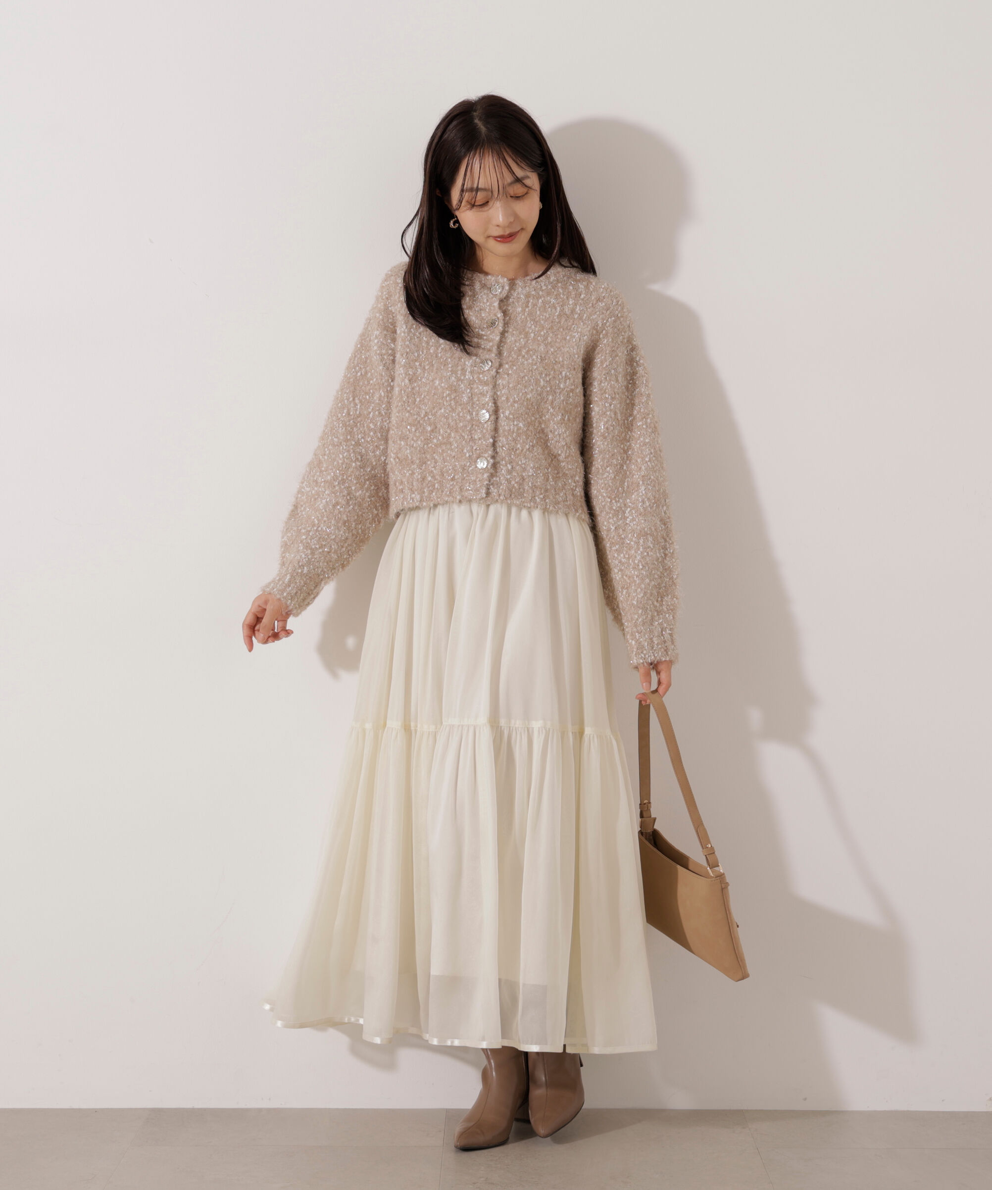 PROPORTION BODY DRESSING「《EDIT COLOGNE》サイドリボンニットSETUP」|ワンピース|