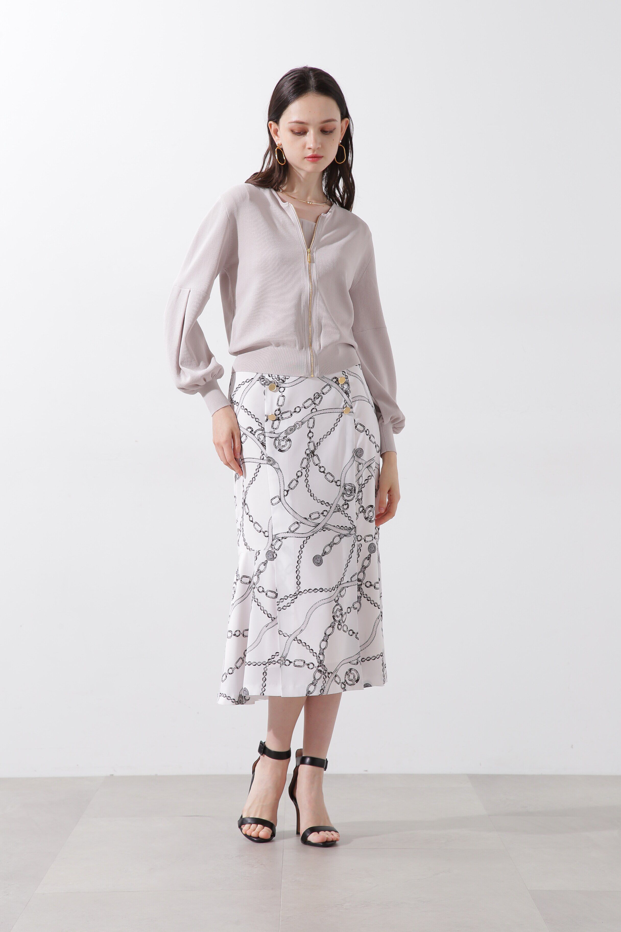  「スクエアネックニットトップス」|ニット・セーター|