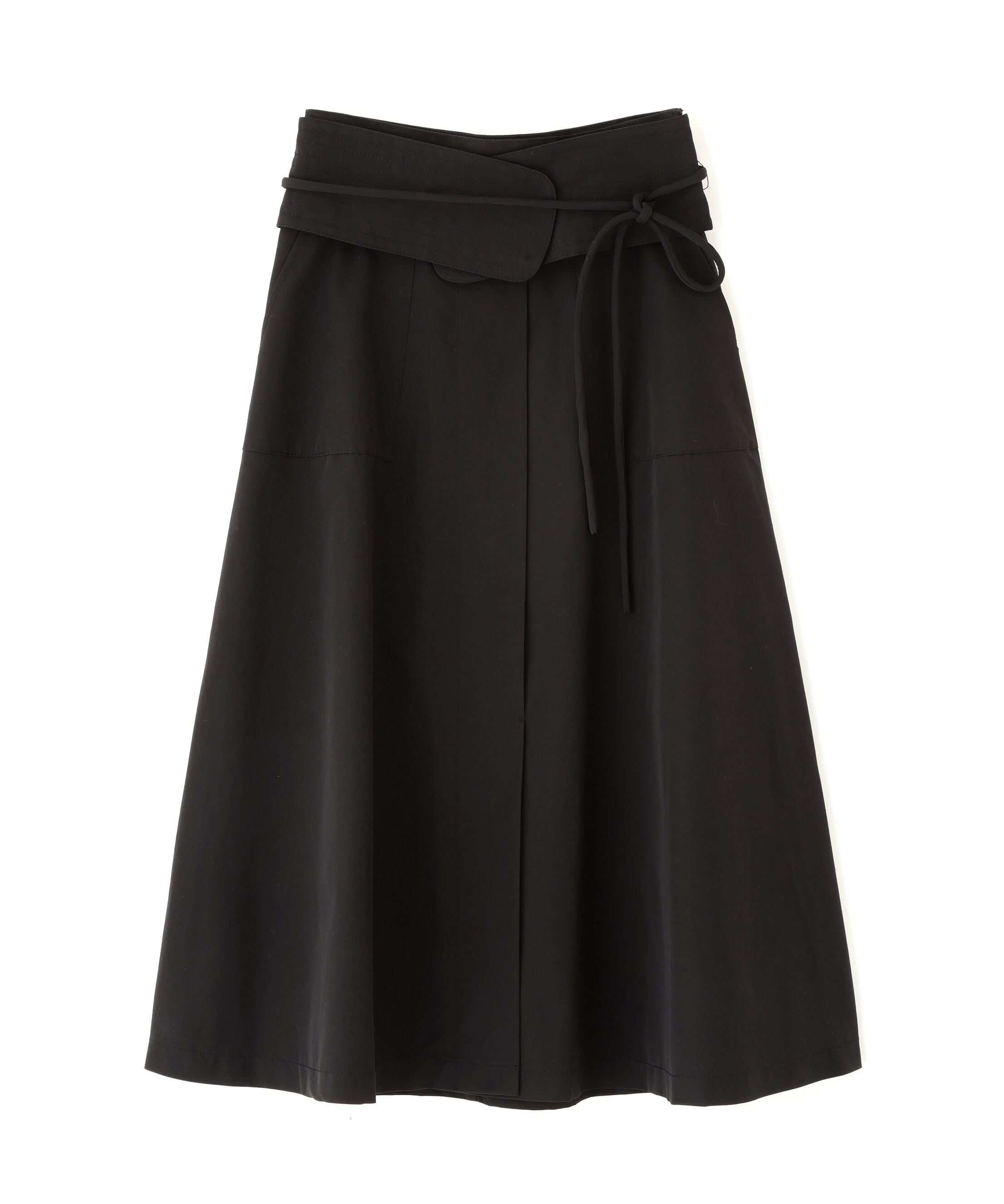  「ステッチベルトフレアースカート」|スカート|