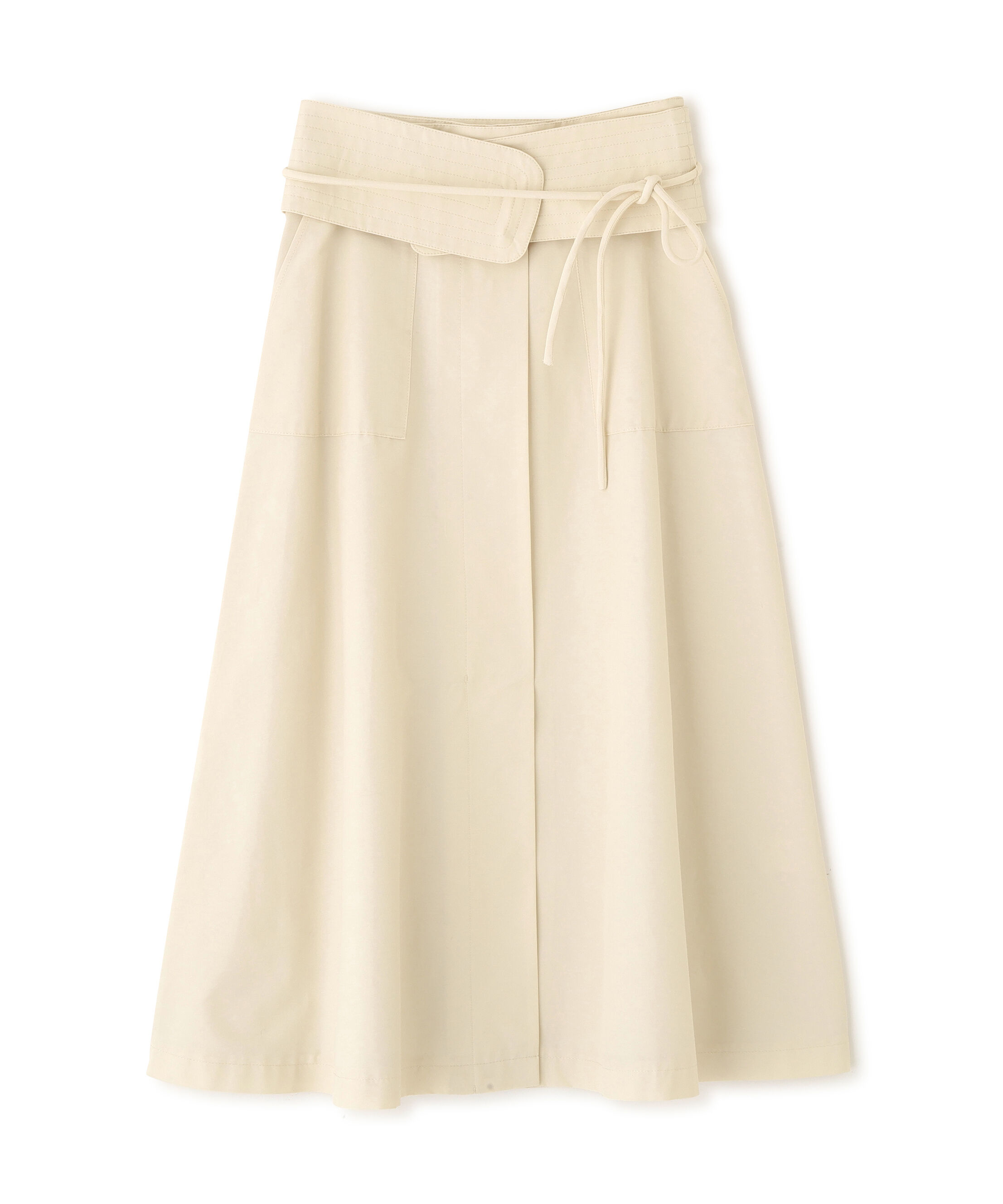  「ステッチベルトフレアースカート」|スカート|