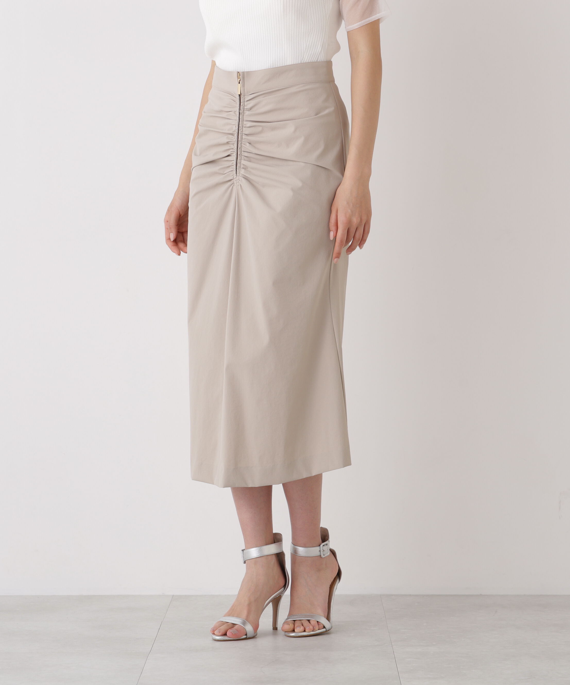  「ジップキャザースカート」|スカート|