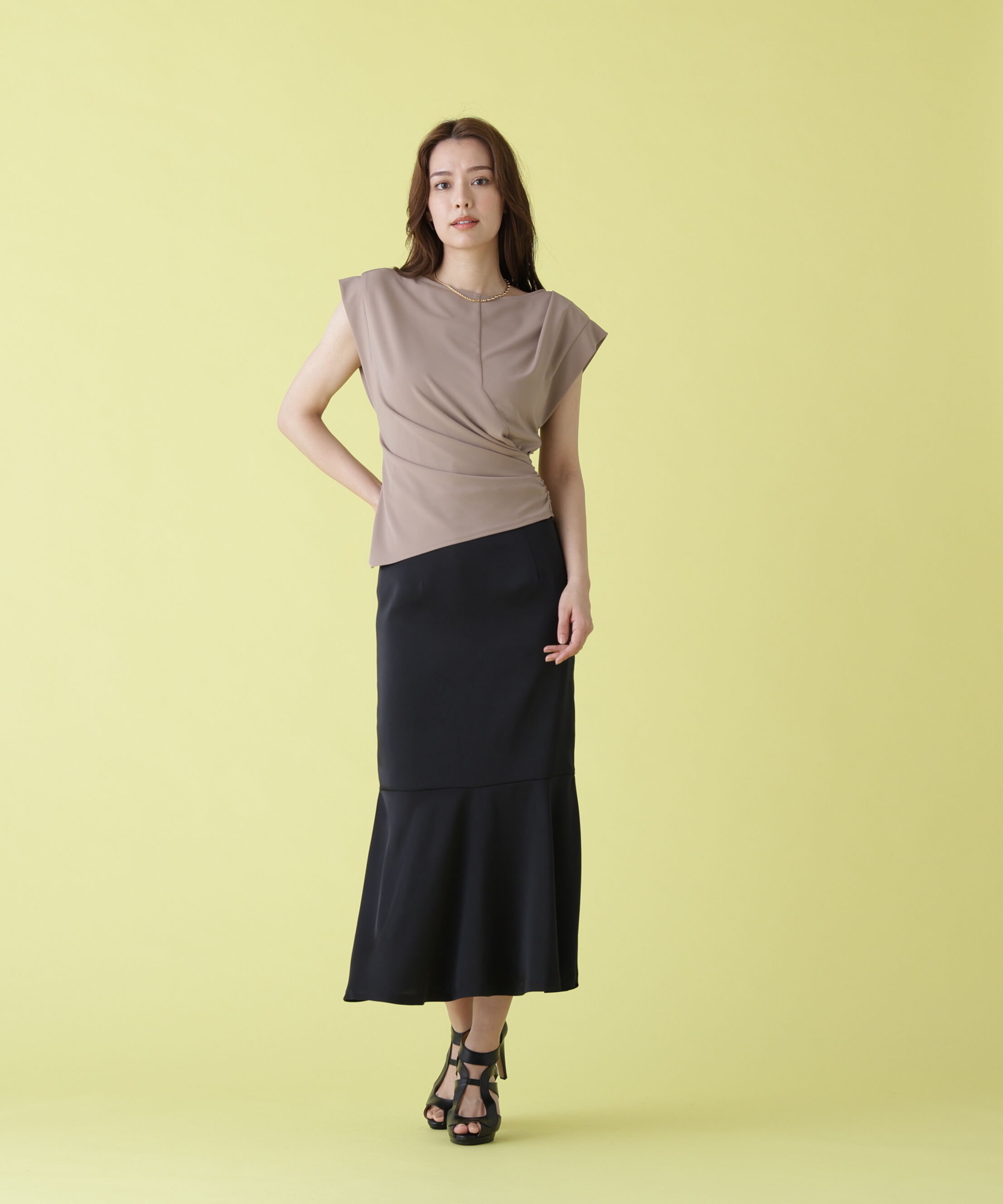  「ヴィンテージサテンマーメイドスカート」|スカート|