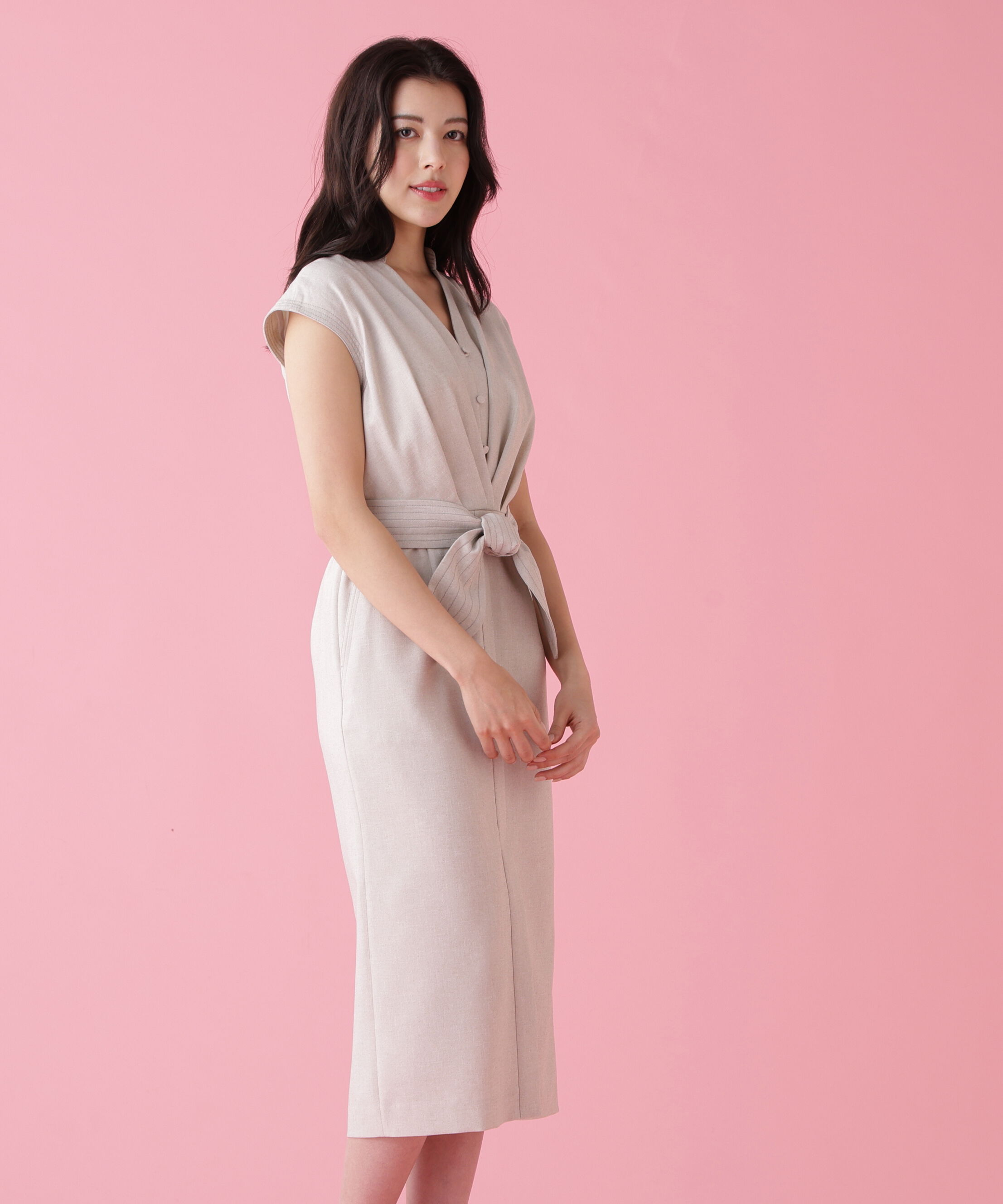  「ウエストタックワンピース」|ワンピース|