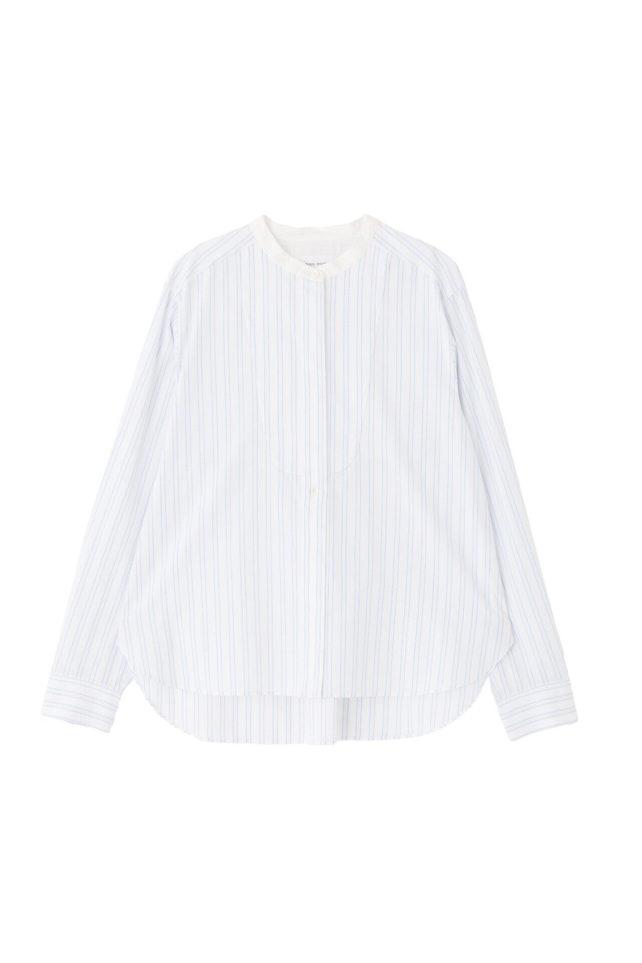  「◆コットンドビーストライプクレリックシャツ」|シャツ・ブラウス|