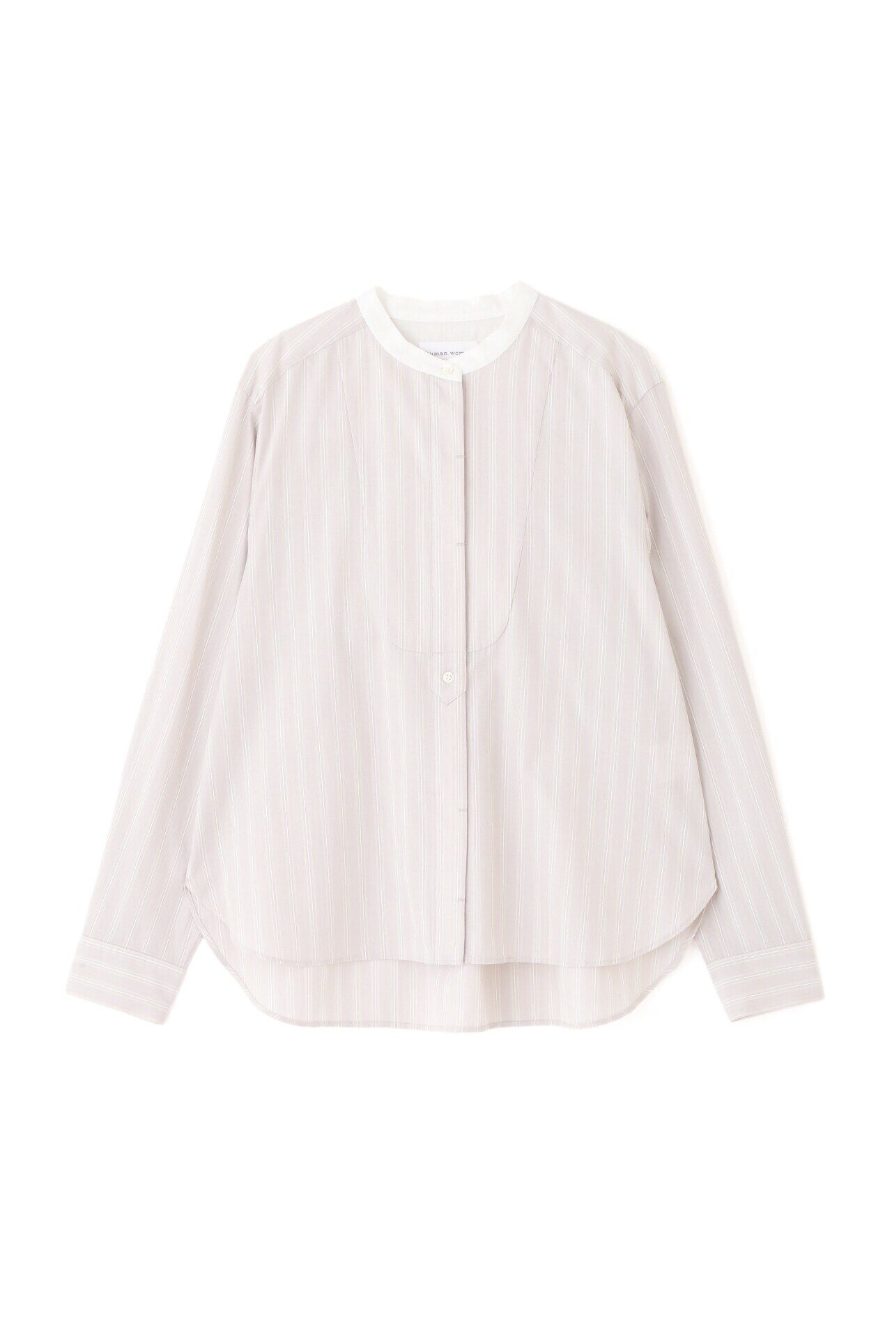  「◆コットンドビーストライプクレリックシャツ」|シャツ・ブラウス|