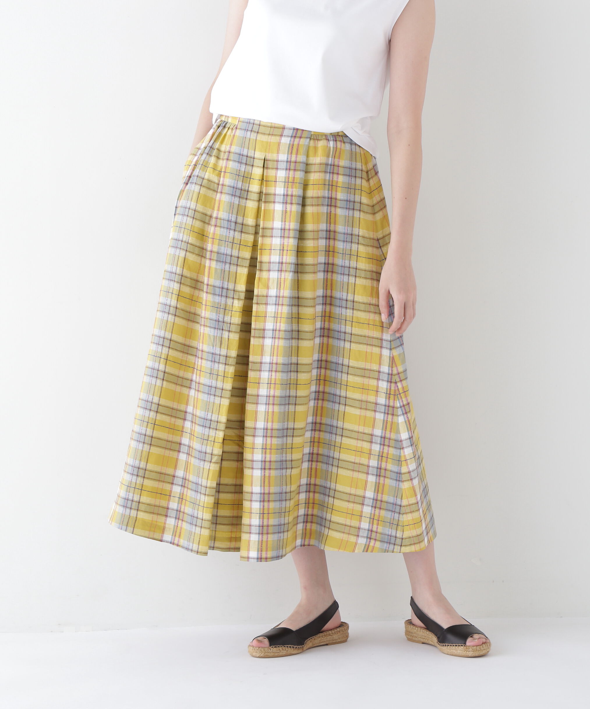  「◆オリジナルチェックボリュームスカート」|スカート|