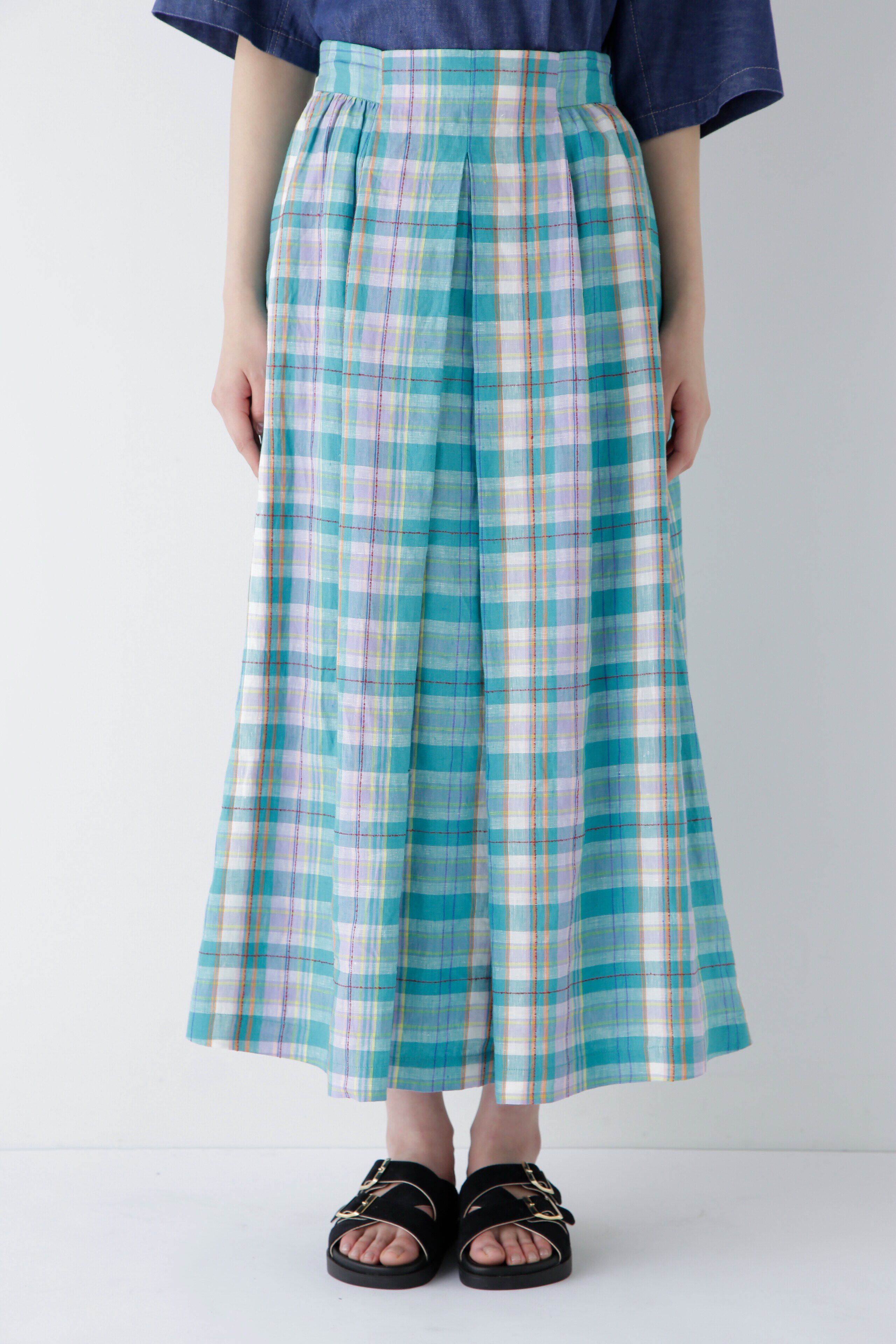  「◆オリジナルチェックボリュームスカート」|スカート|