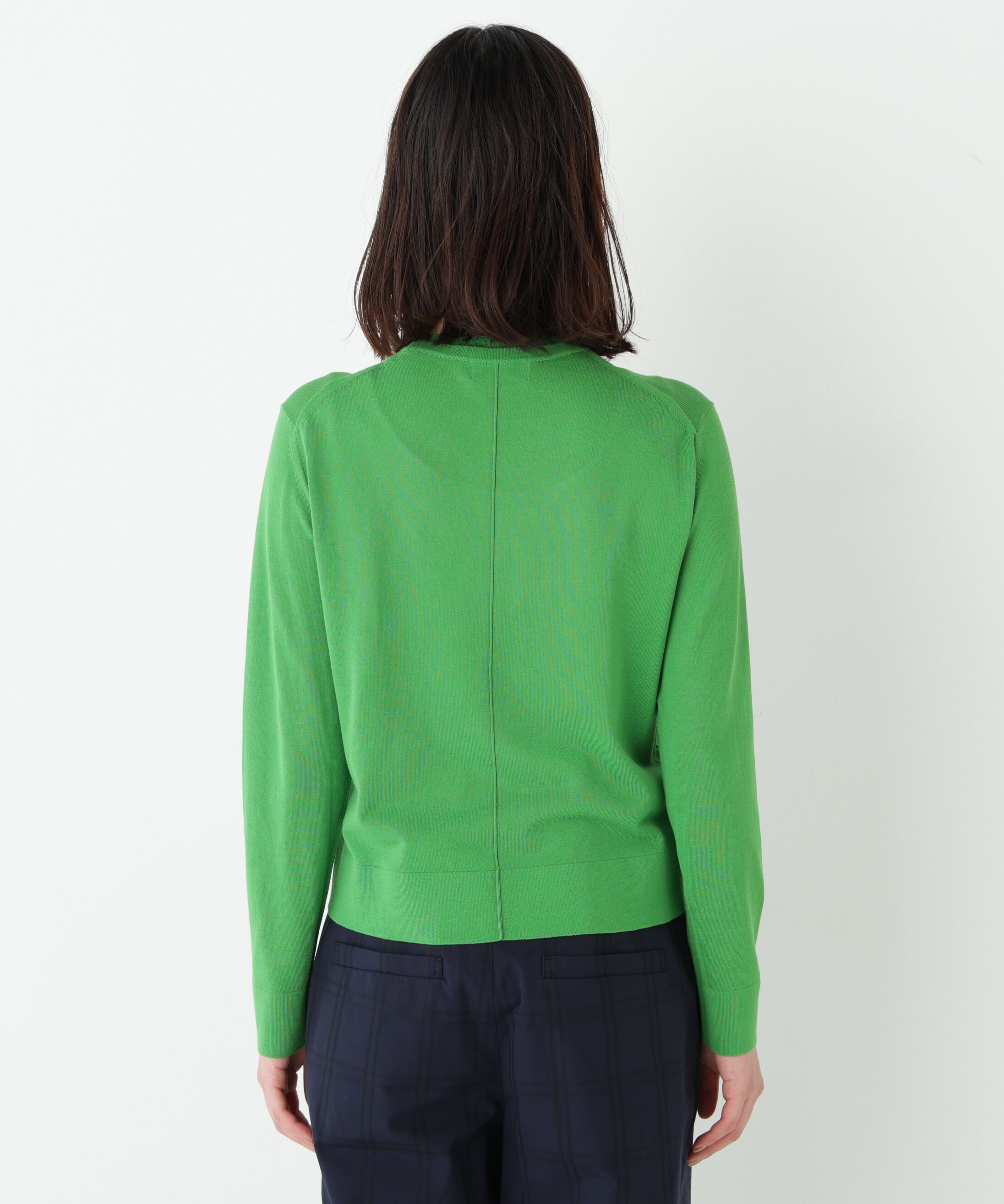  「◆《ウォッシャブル》ネックダブルプルオーバーニット」|ニット・セーター|