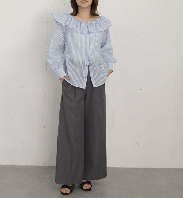 archives「シアーストライプオフショルＢＬ」|シャツ・ブラウス|