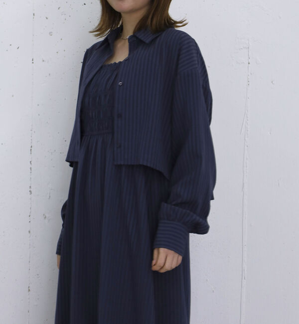 archives「ショートシャツ&times;シャーリングキャミワンピースＳＥＴ」|ワンピース|