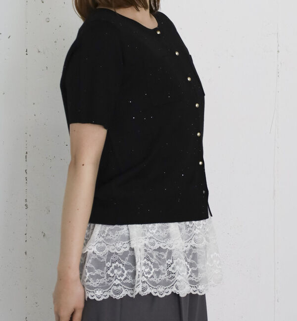 archives「レースレイヤードスクエアタンク」|タンクトップ|