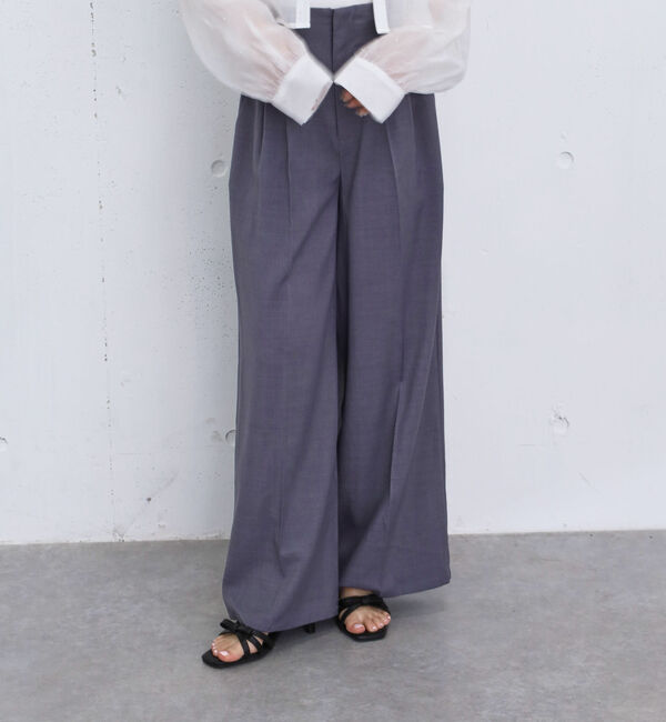 archives「バックリボンタックワイドスラックス」|チノ|