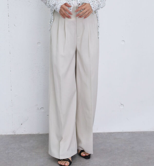 archives「バックリボンタックワイドスラックス」|チノ|