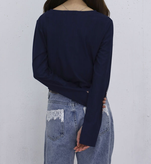 archives「フロントリボンカットＣＤ＋チュールチェックキャミＳＥＴ」|カーディガン|