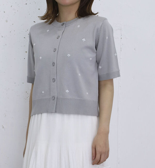 archives「スパンコール刺繍ニットカーディガン」|カーディガン|