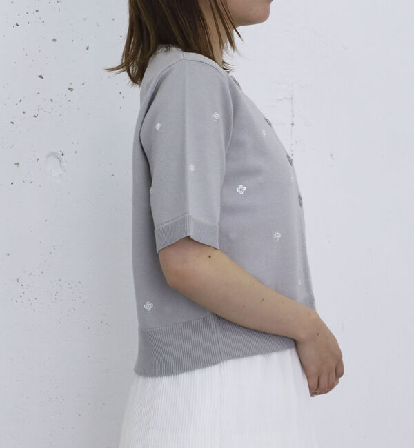 archives「スパンコール刺繍ニットカーディガン」|カーディガン|