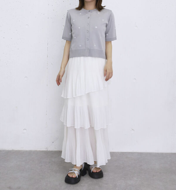 archives「スパンコール刺繍ニットカーディガン」|カーディガン|