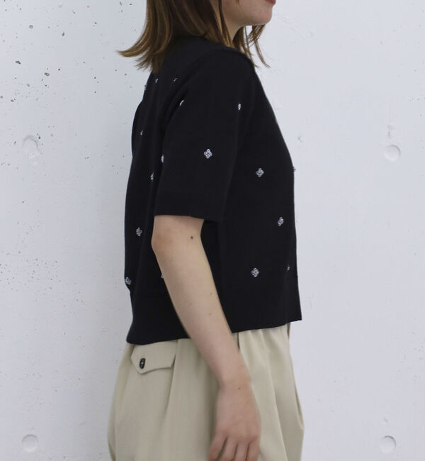 archives「スパンコール刺繍ニットカーディガン」|カーディガン|