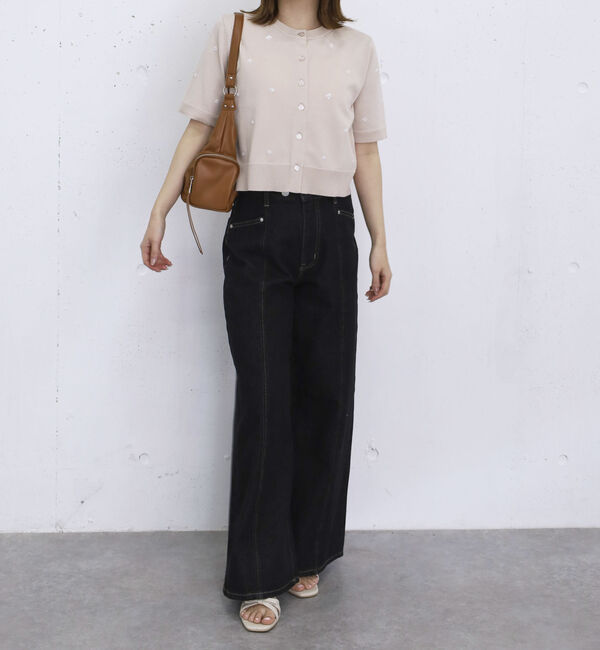 archives「スパンコール刺繍ニットカーディガン」|カーディガン|