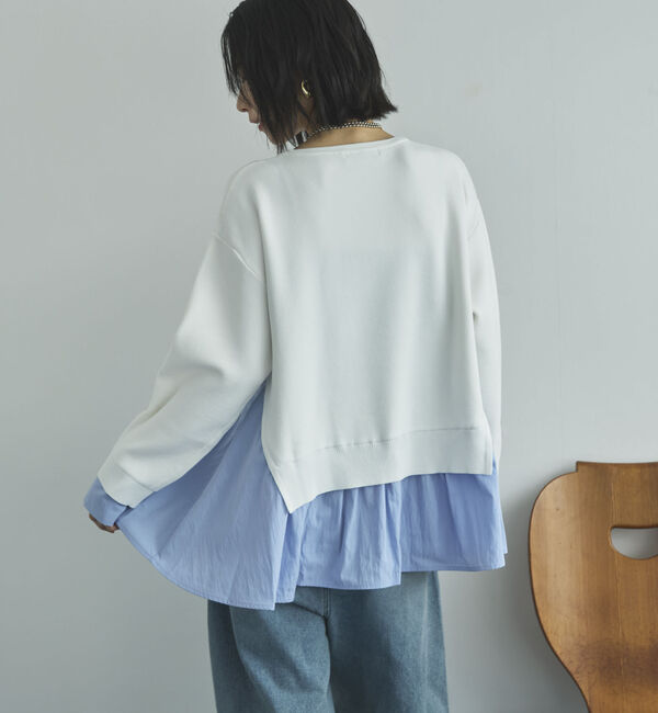 Doux archives「レイヤード風ニット」|ニット・セーター|