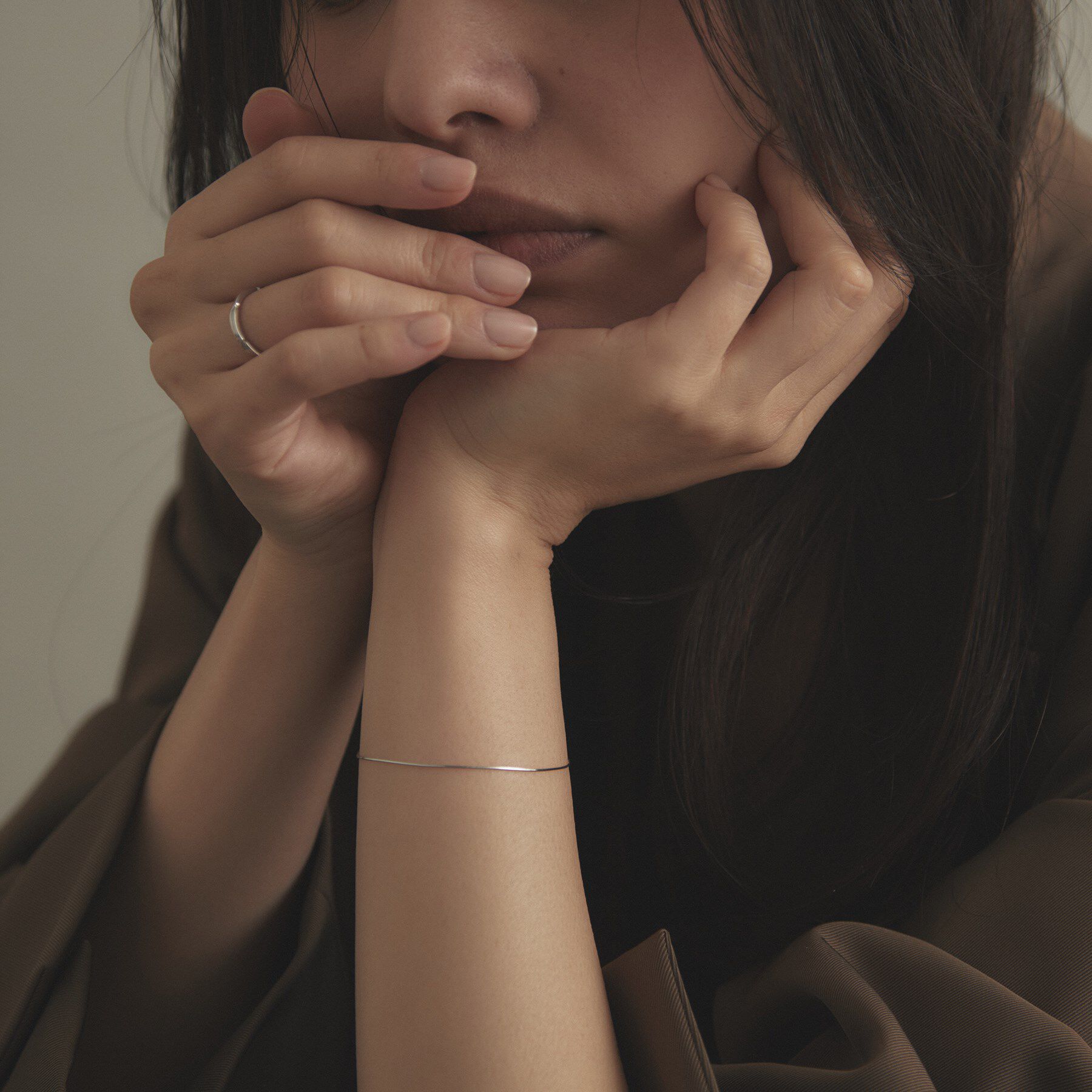 COCOSHNIK「K10コンパクトチェーン ブレスレット WG」|ブレスレット・バングル|