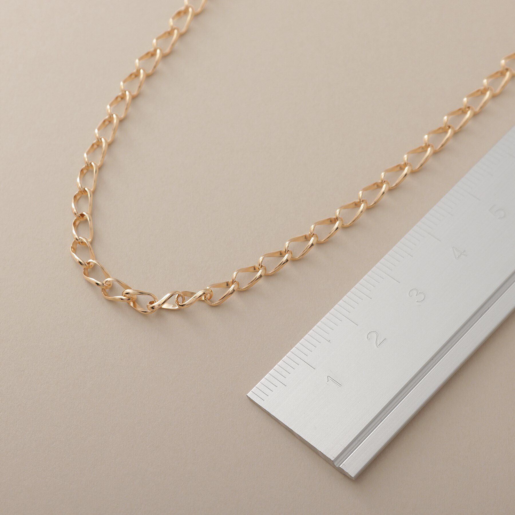 COCOSHNIK「K10アラメキヘイチェーン ネックレス」|ネックレス|