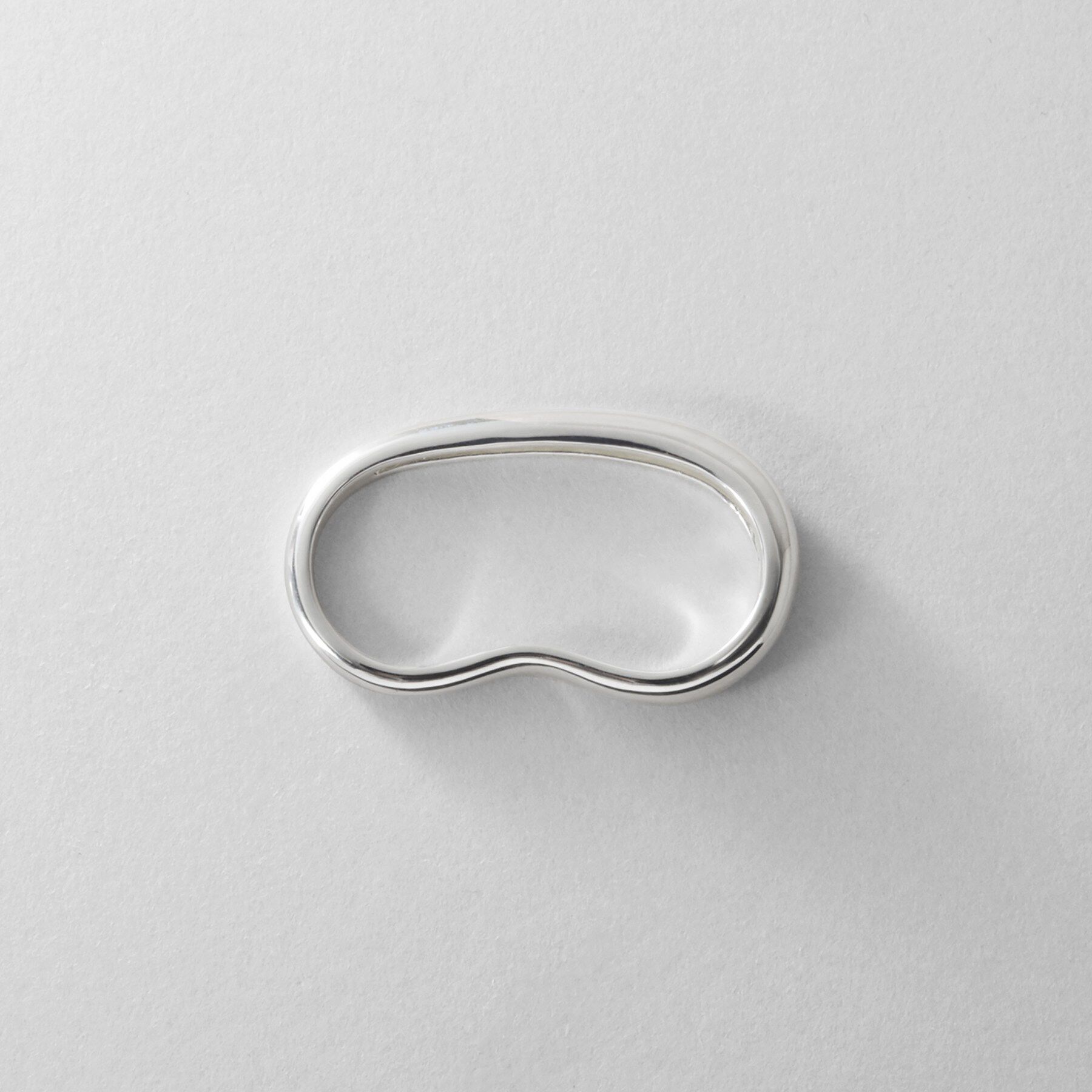 COCOSHNIK ONKITSCH「シルバー 【サステナブル】ダブルフィンガー グラデーションリング」|リング|