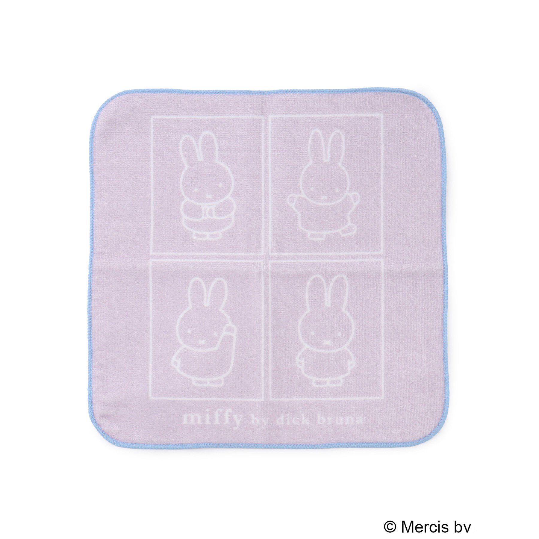 SHOO･LA･RUE「【miffy】ミッフィーハンドタオル」|ハンカチ|ラベンダー(080)