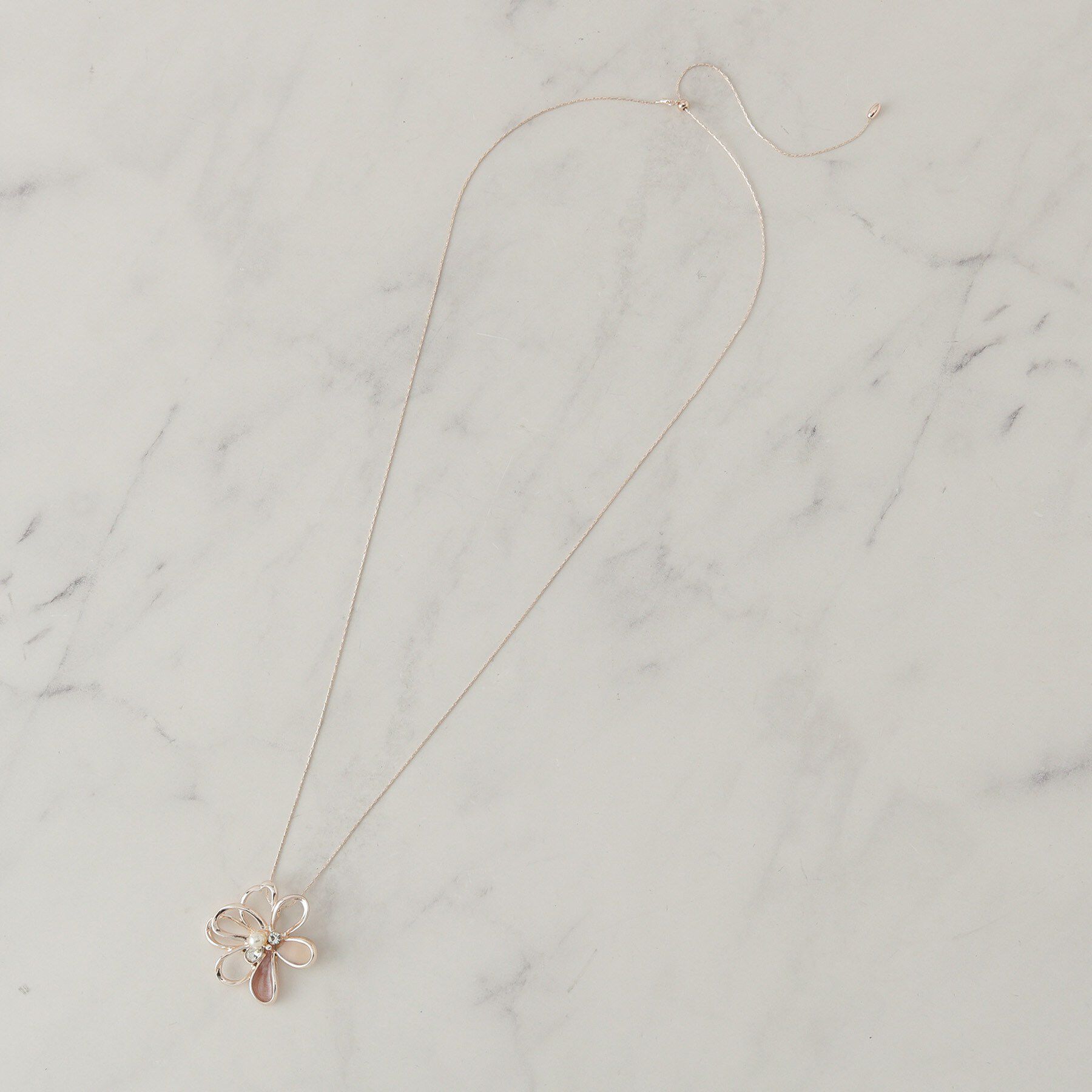 SHOO･LA･RUE「エポ花モチーフネックレス」|ネックレス|