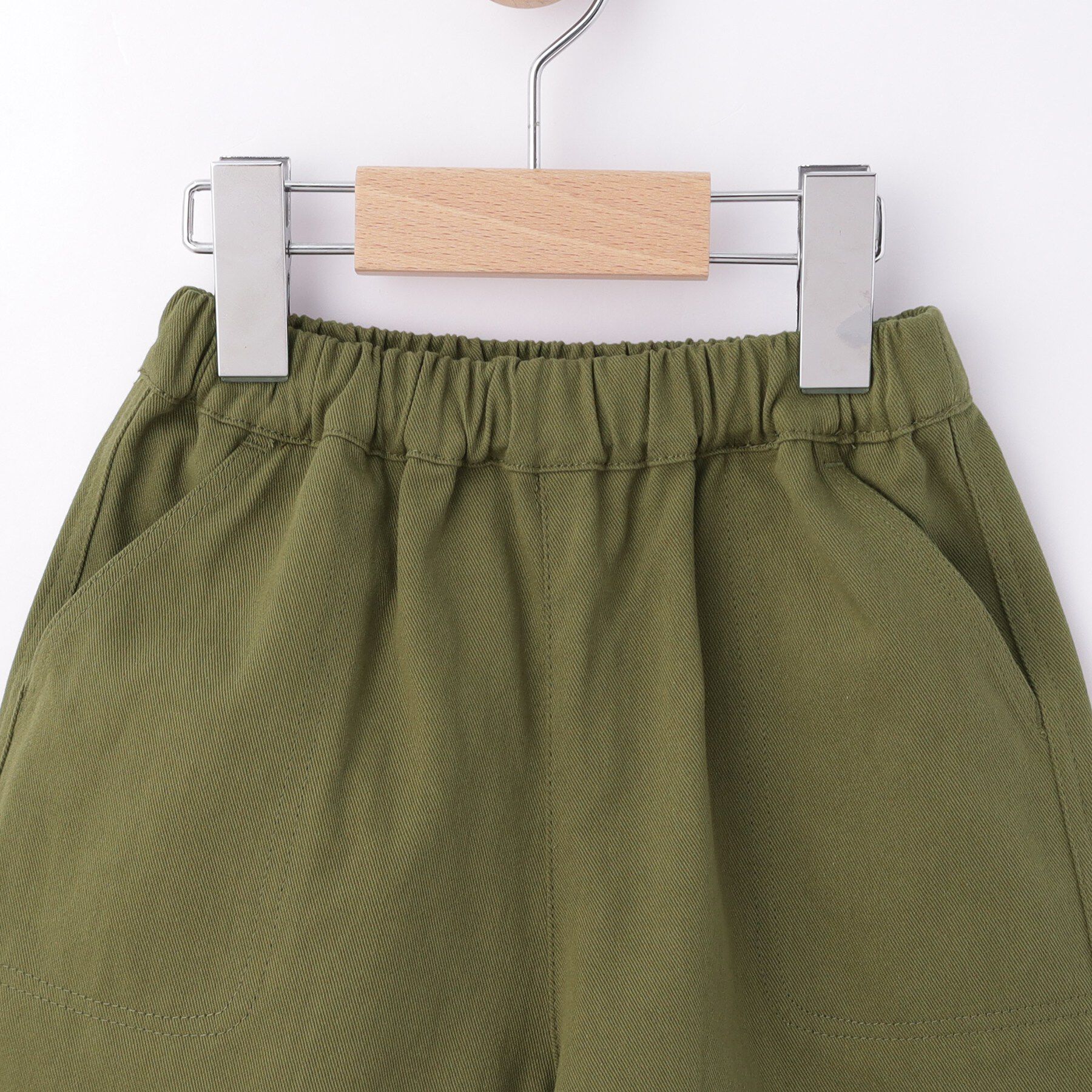 SHOO･LA･RUE「【100-150cm】チェーンステッチハーフパンツ」|その他|