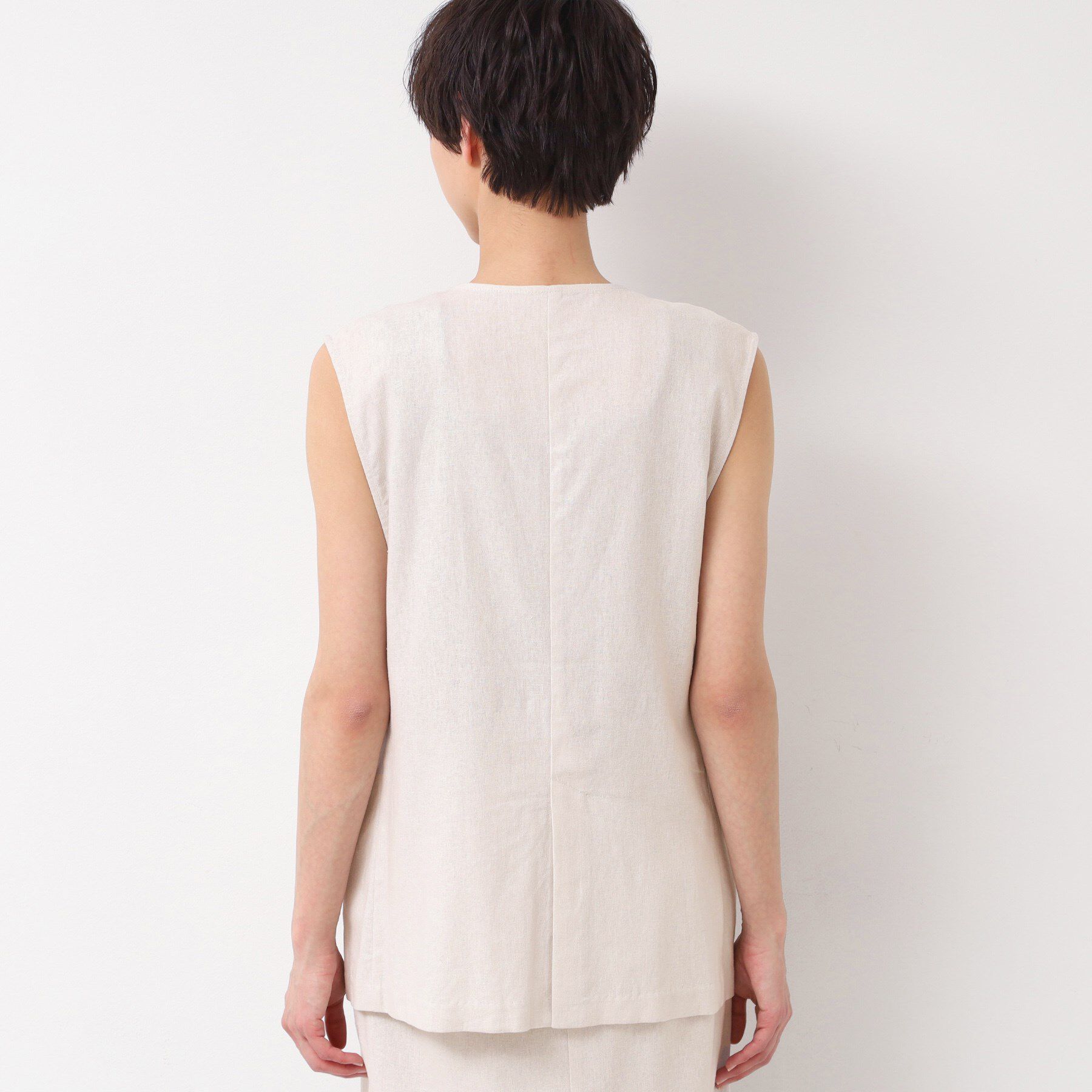 Dessin「【セットアップ可能・洗える】ボタン付きジレ」|ベスト・ジレ|