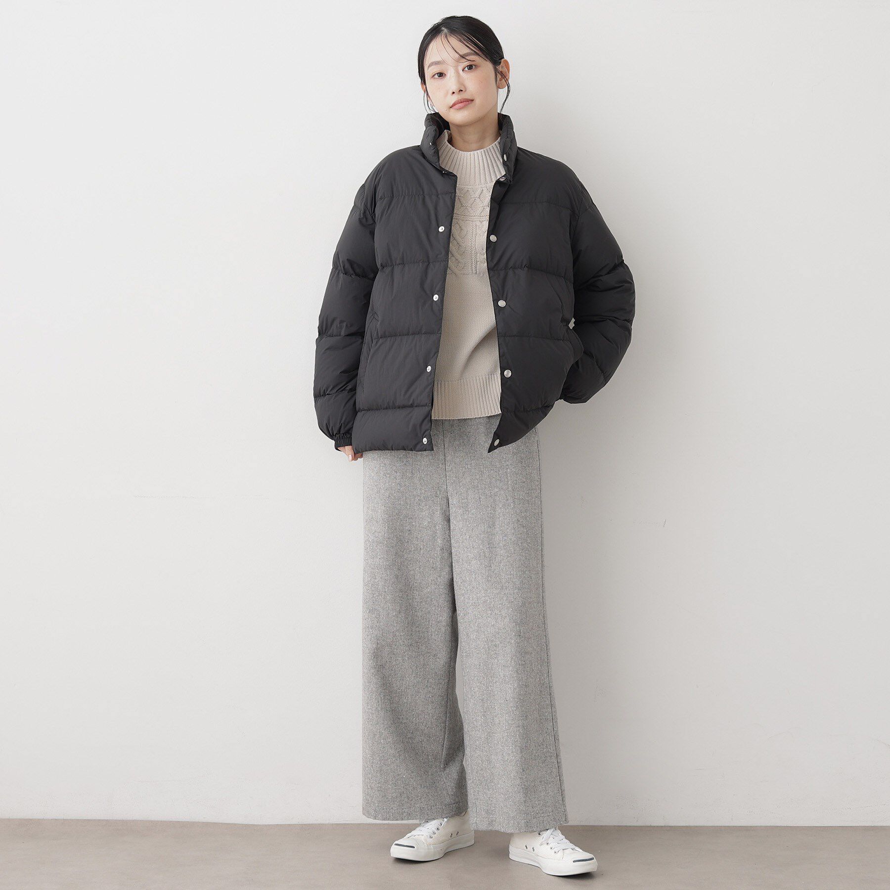 Dessin「【ユニセックス/軽量】ライトダウンコート」|ダウン|