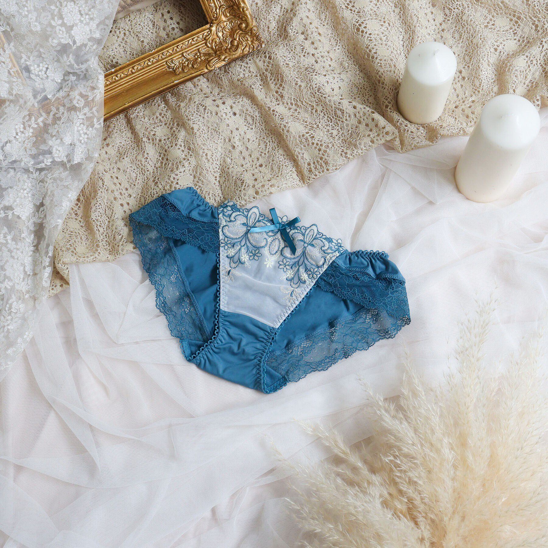 Risa Magli「スカイラー ノーマルショーツ」|インナー|ブルー(092)