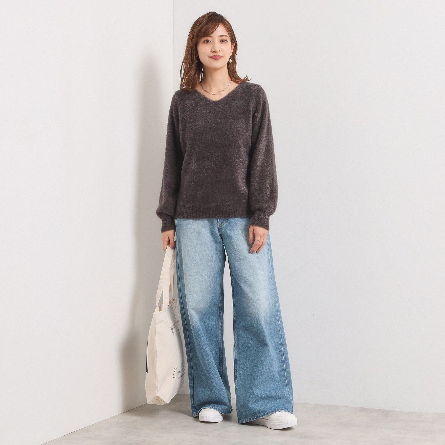 ITS&rsquo;DEMO「Lee Babe ワイドジーンズ」|デニム|