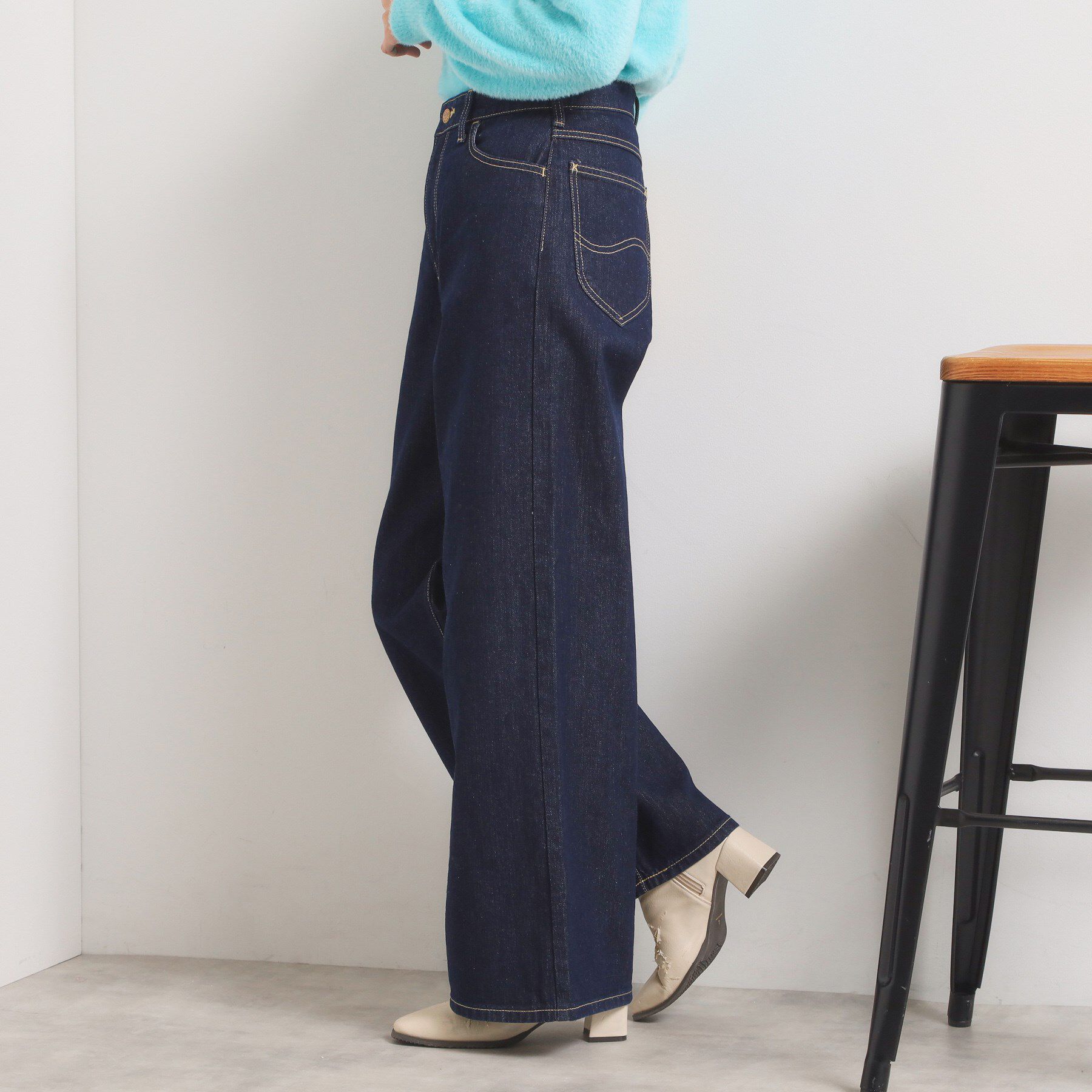 ITS&rsquo;DEMO「Lee Babe ワイドジーンズ」|デニム|