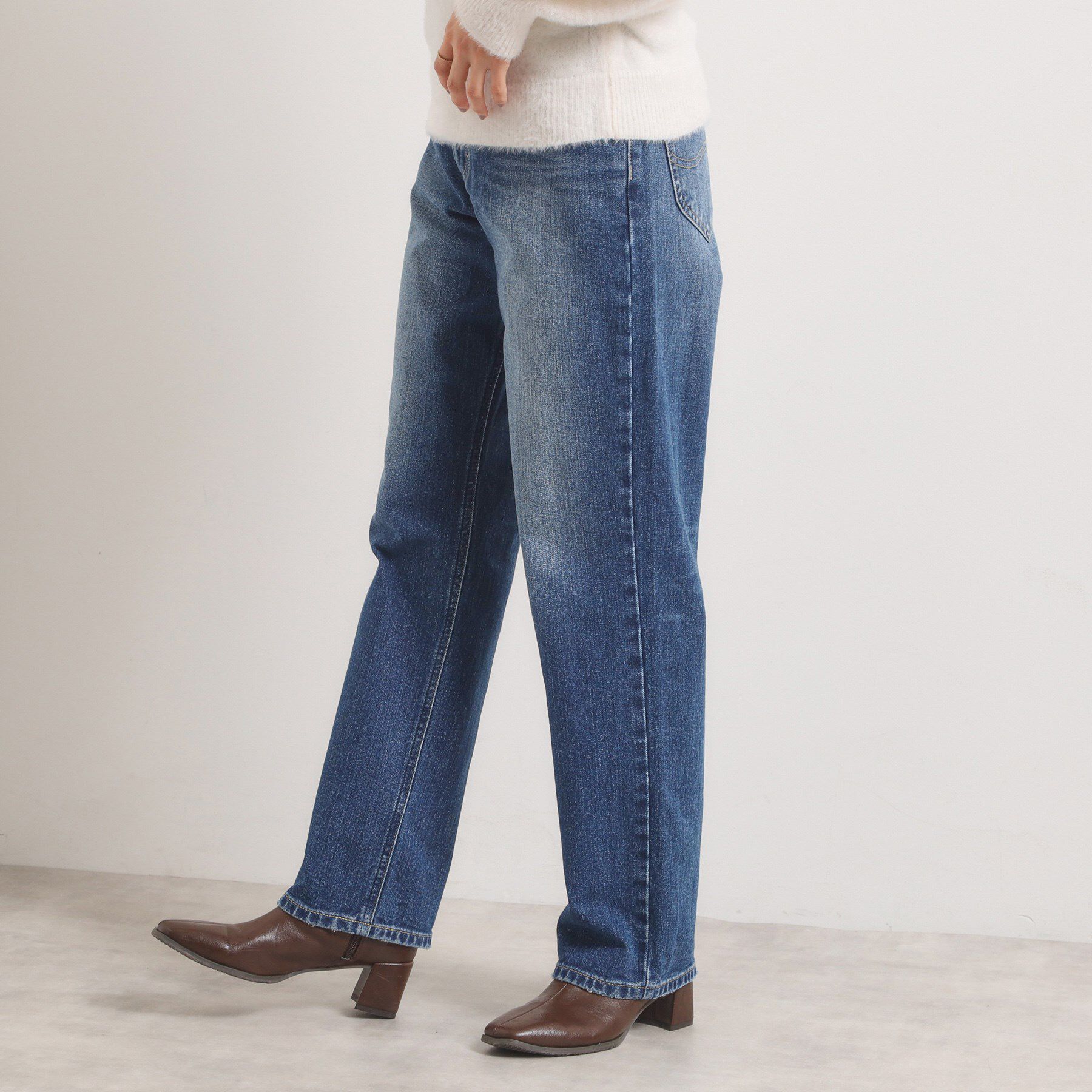 ITS&rsquo;DEMO「Lee Babe ストレートジーンズ」|デニム|