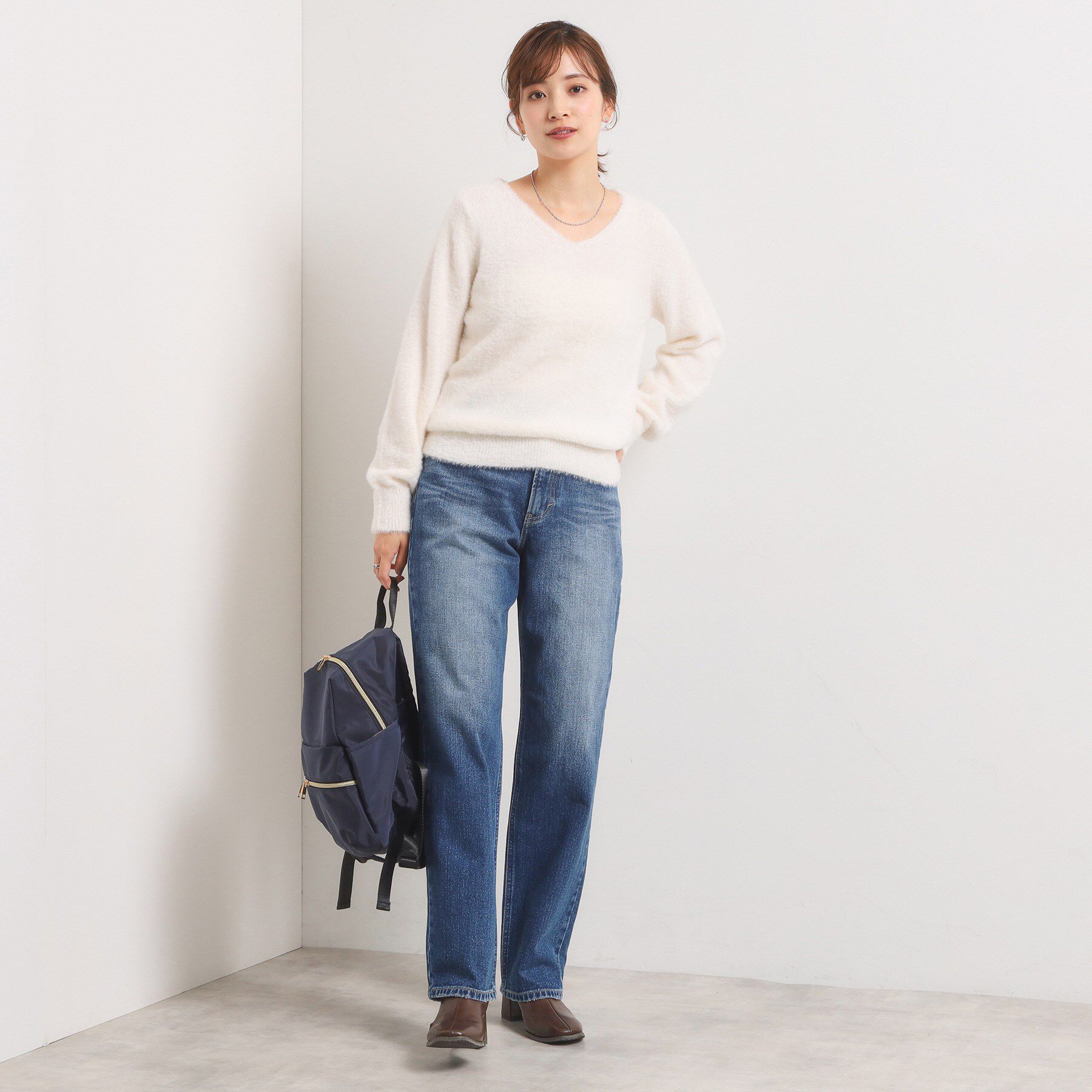 ITS&rsquo;DEMO「Lee Babe ストレートジーンズ」|デニム|