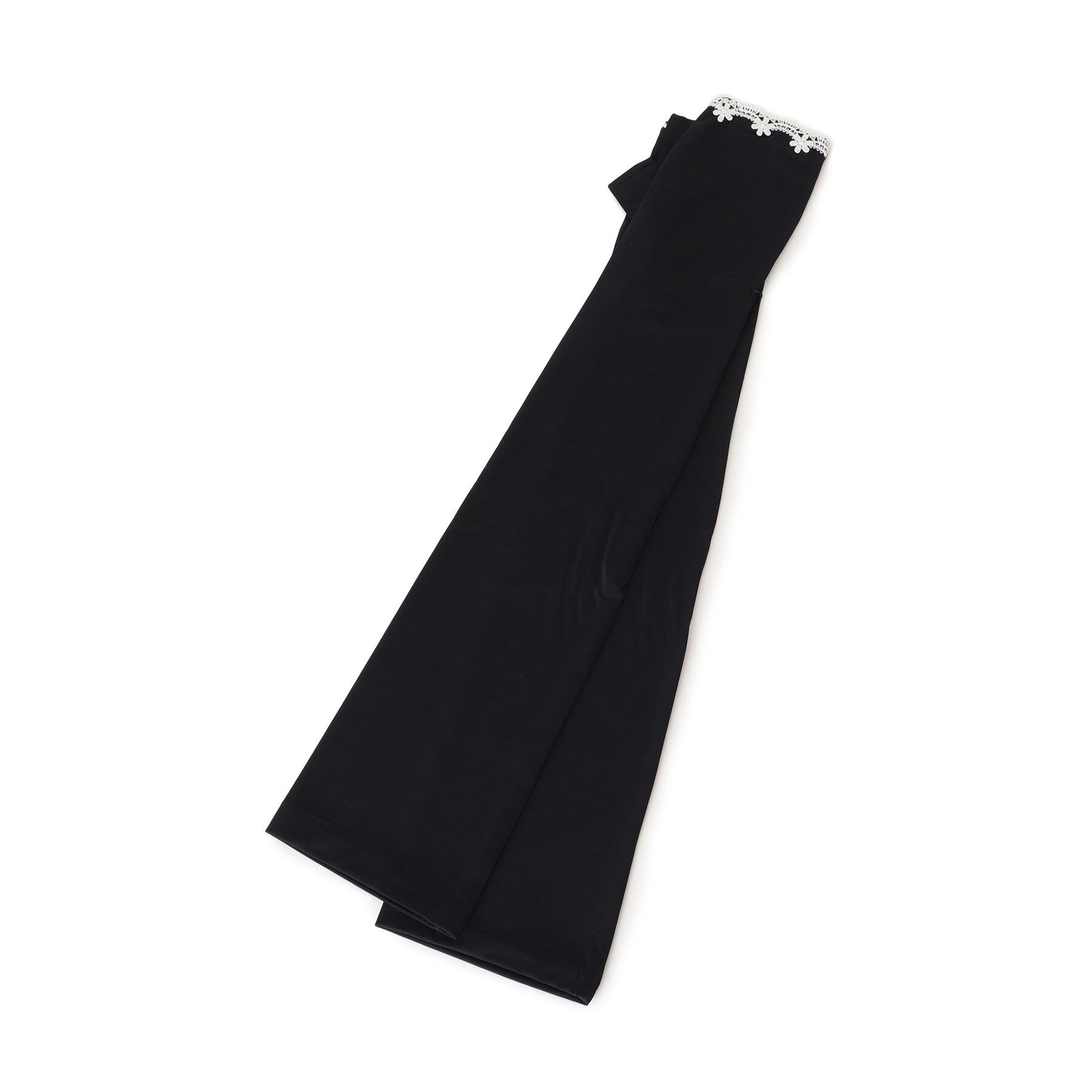 ITS&rsquo;DEMO「【接触冷感】レースロングUVグローブ」|手袋|ブラック(019)