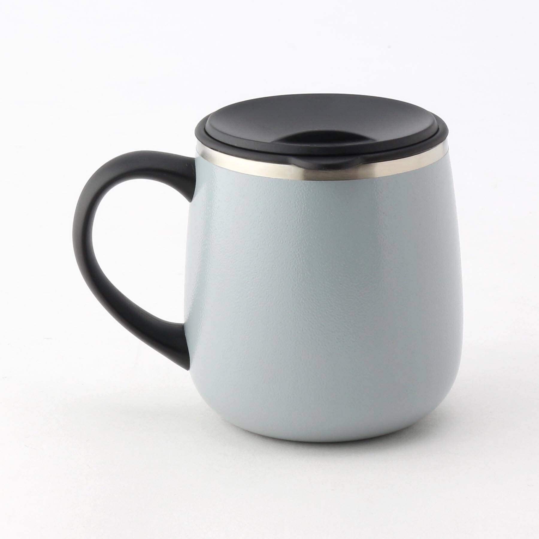 212 KITCHEN STORE「蓋つきステンレスマグ Short BGY ＜BRUNO ブルーノ＞」|グラス・マグカップ|